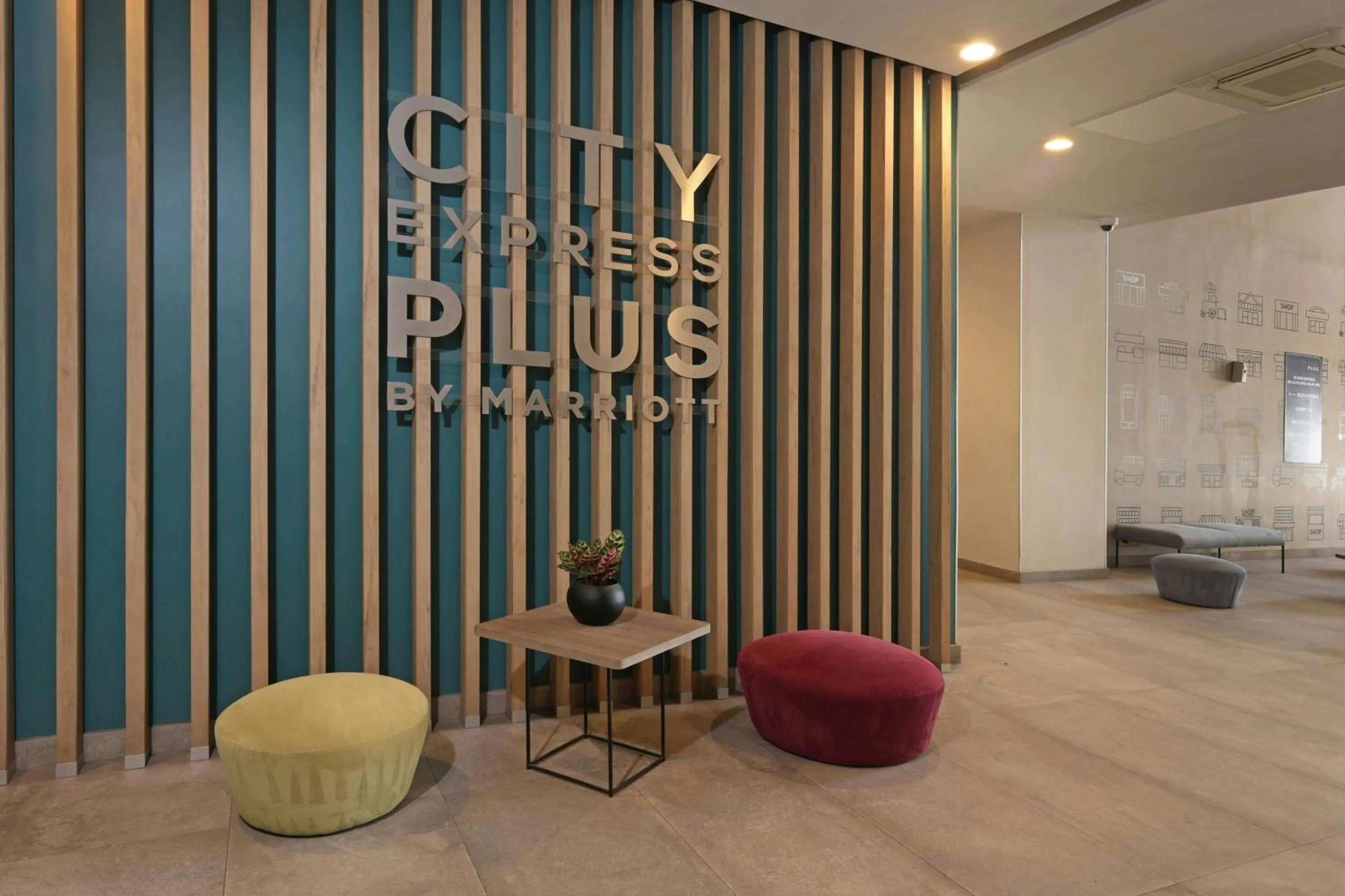 Lobby or reception in City Express Plus by Marriott Monterrey Galerías