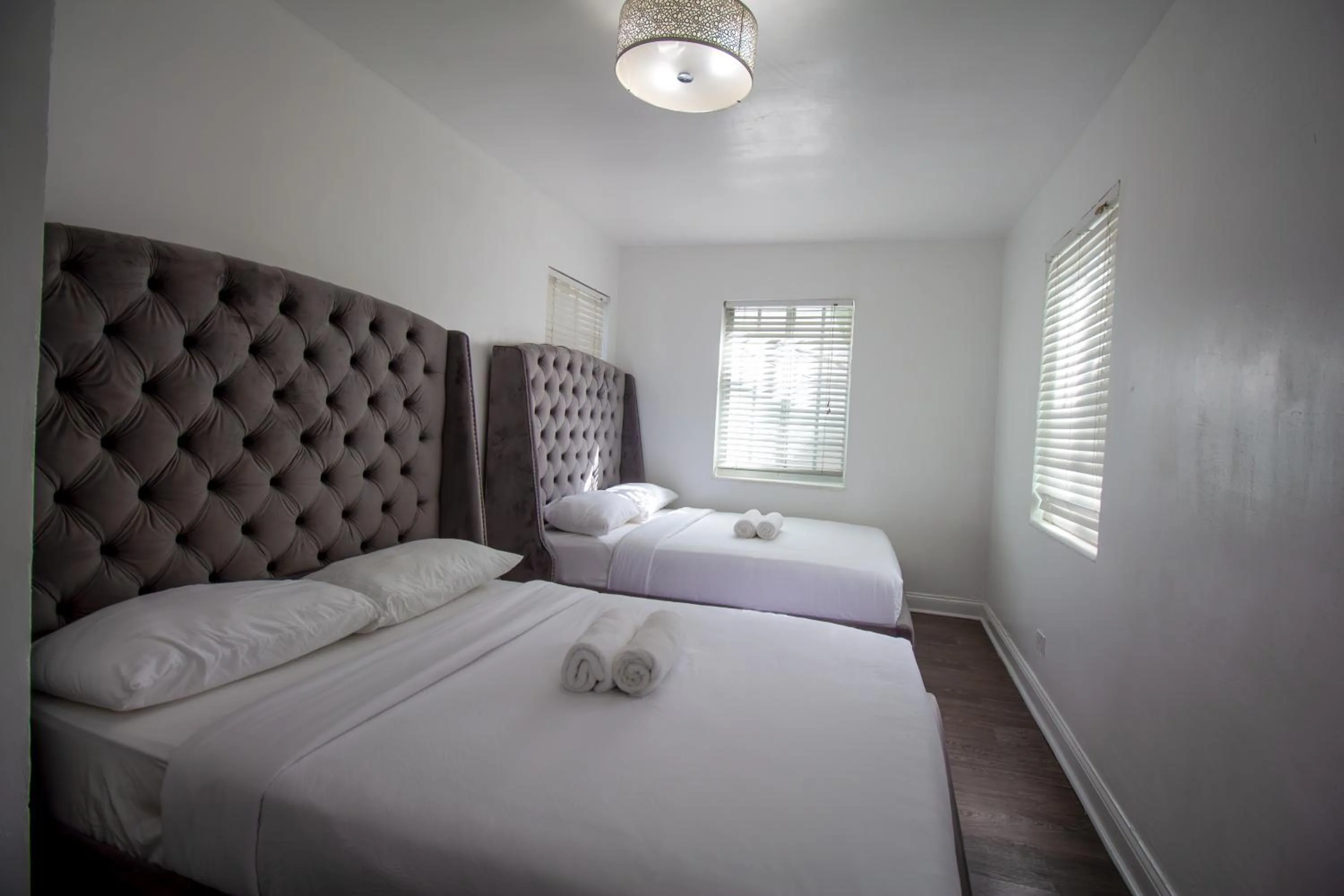 Bed in Courtyard Apartments Part of the Oasis Casita Collection