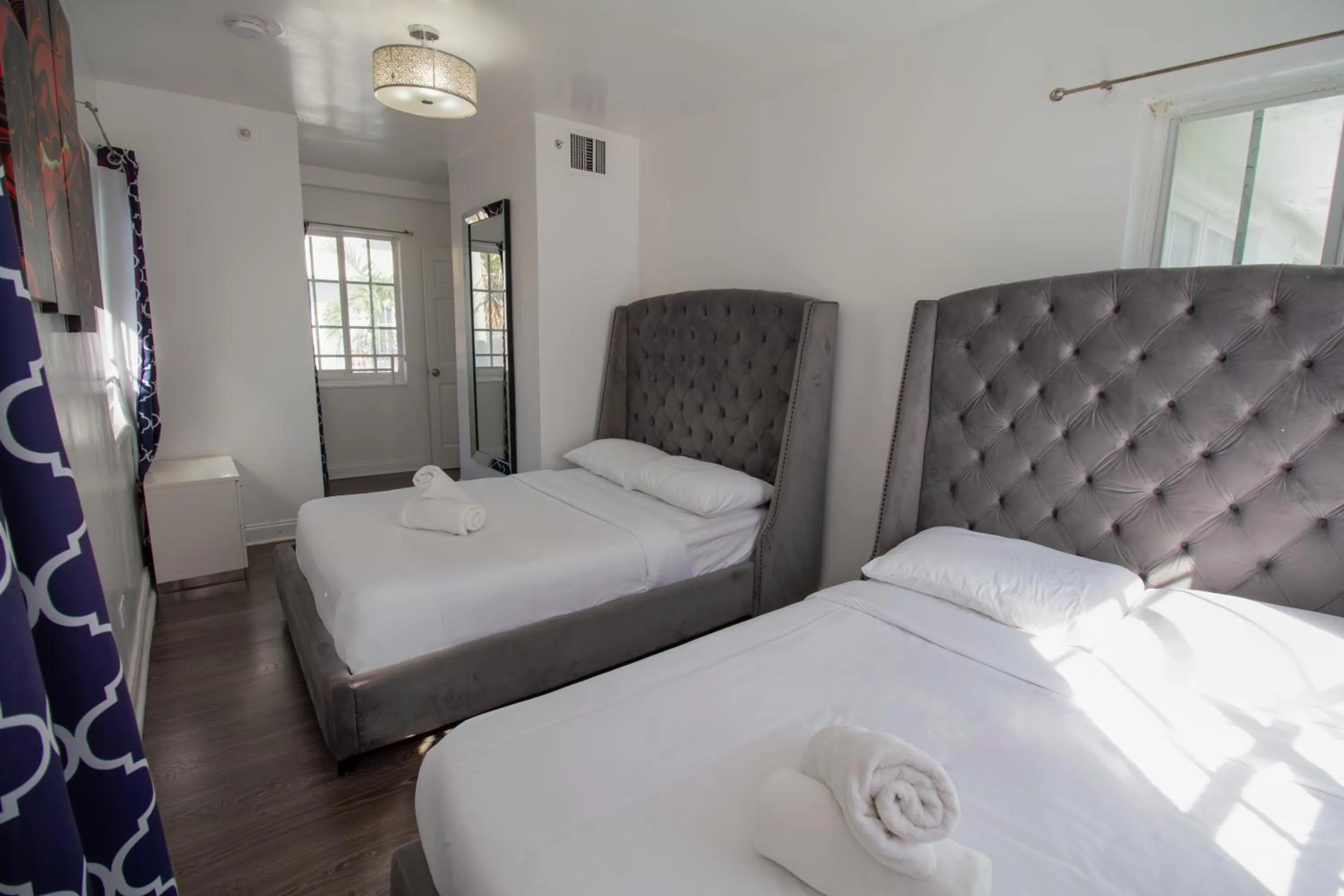 Bed in Courtyard Apartments Part of the Oasis Casita Collection