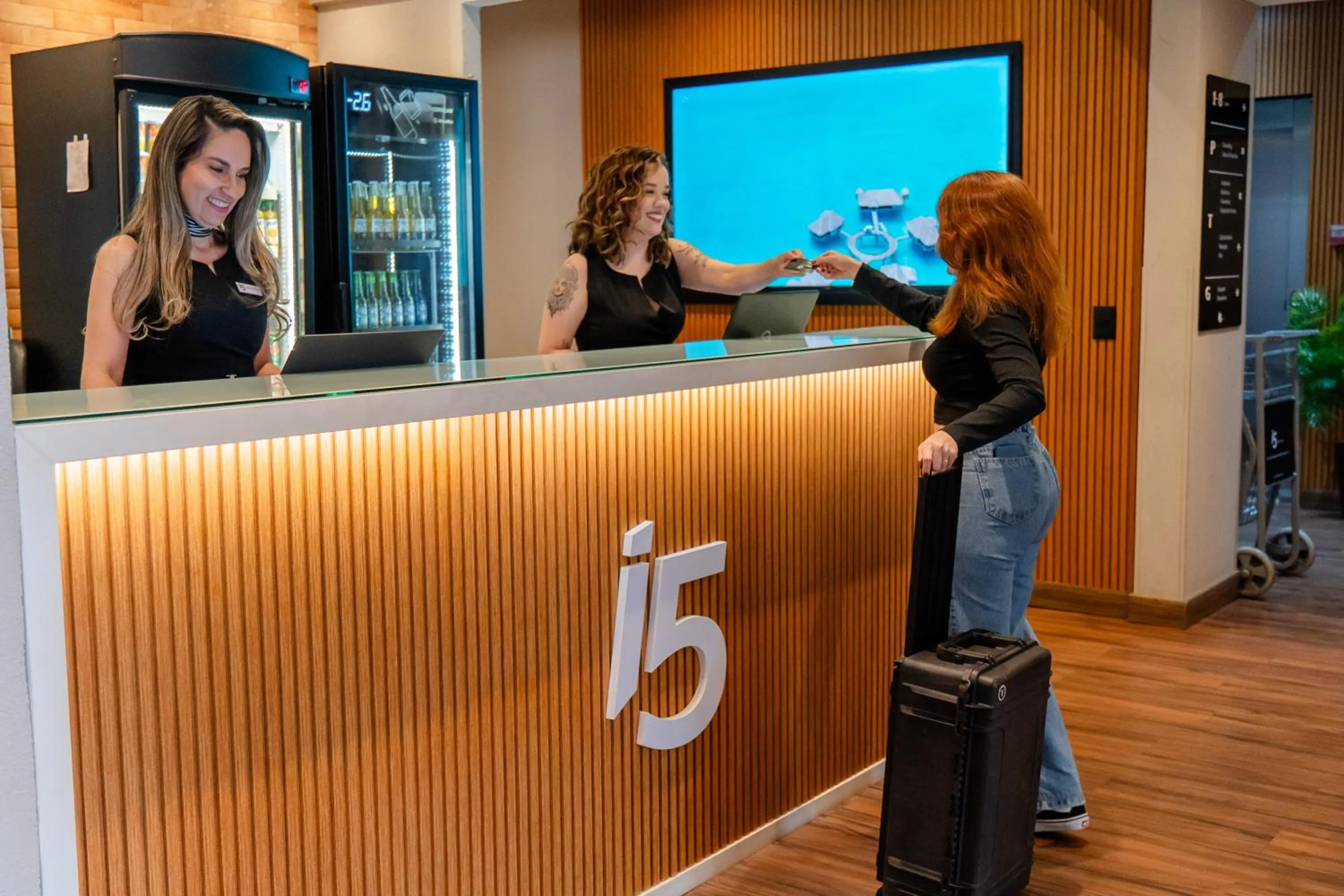 Lobby or reception in i5 Hotel Águas Claras