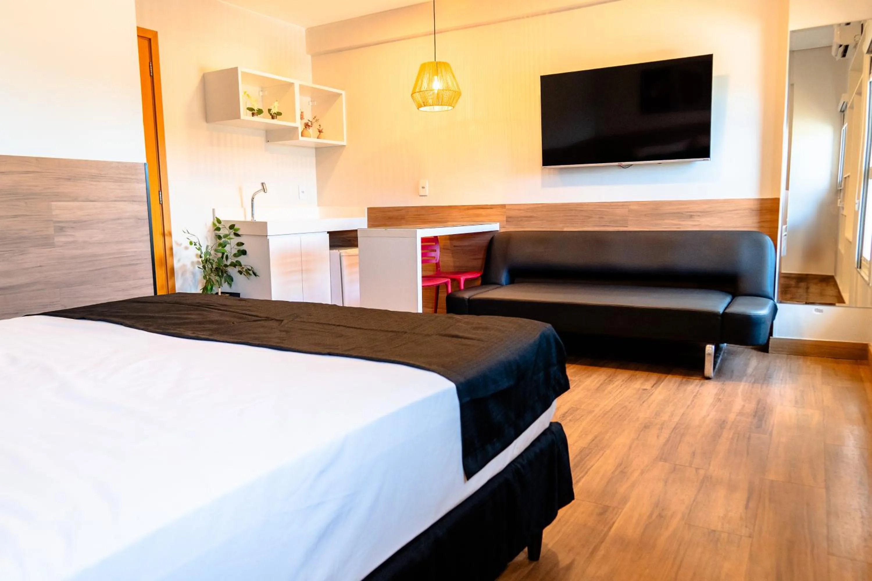 TV and multimedia, Bed in i5 Hotel Águas Claras