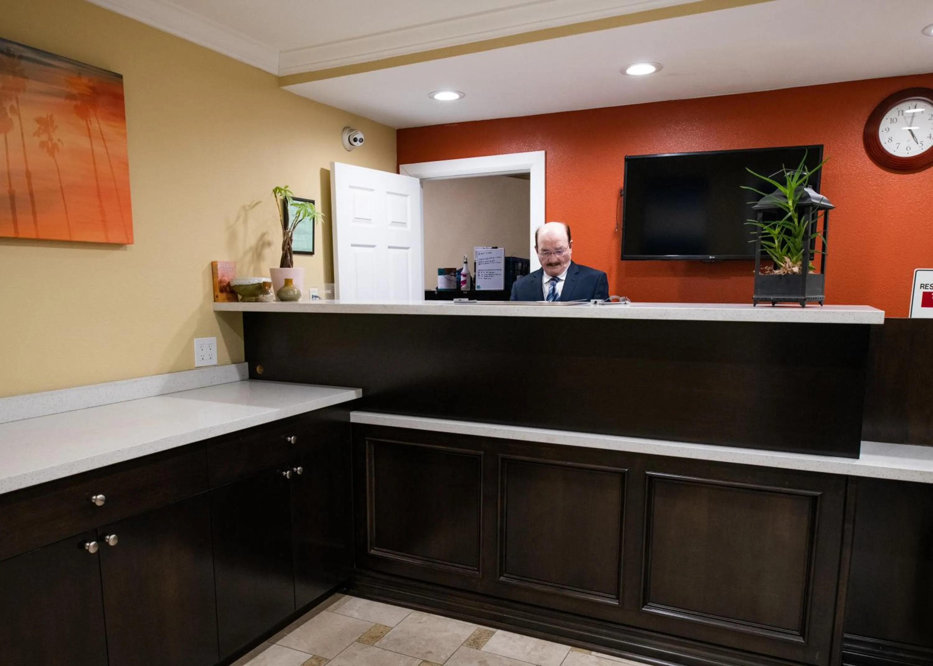 People in Scandia Motel