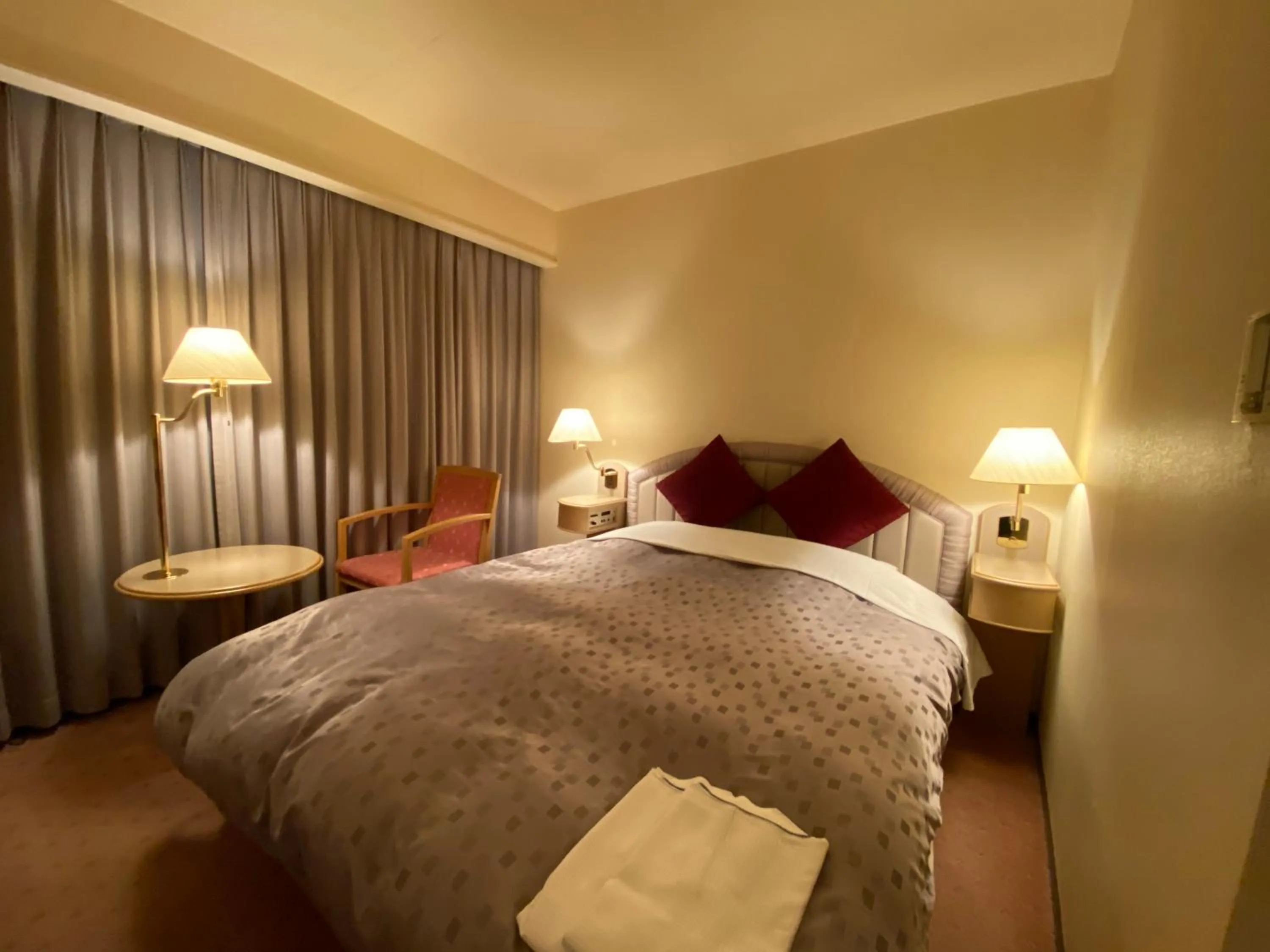 Bed in Koriyama View Hotel