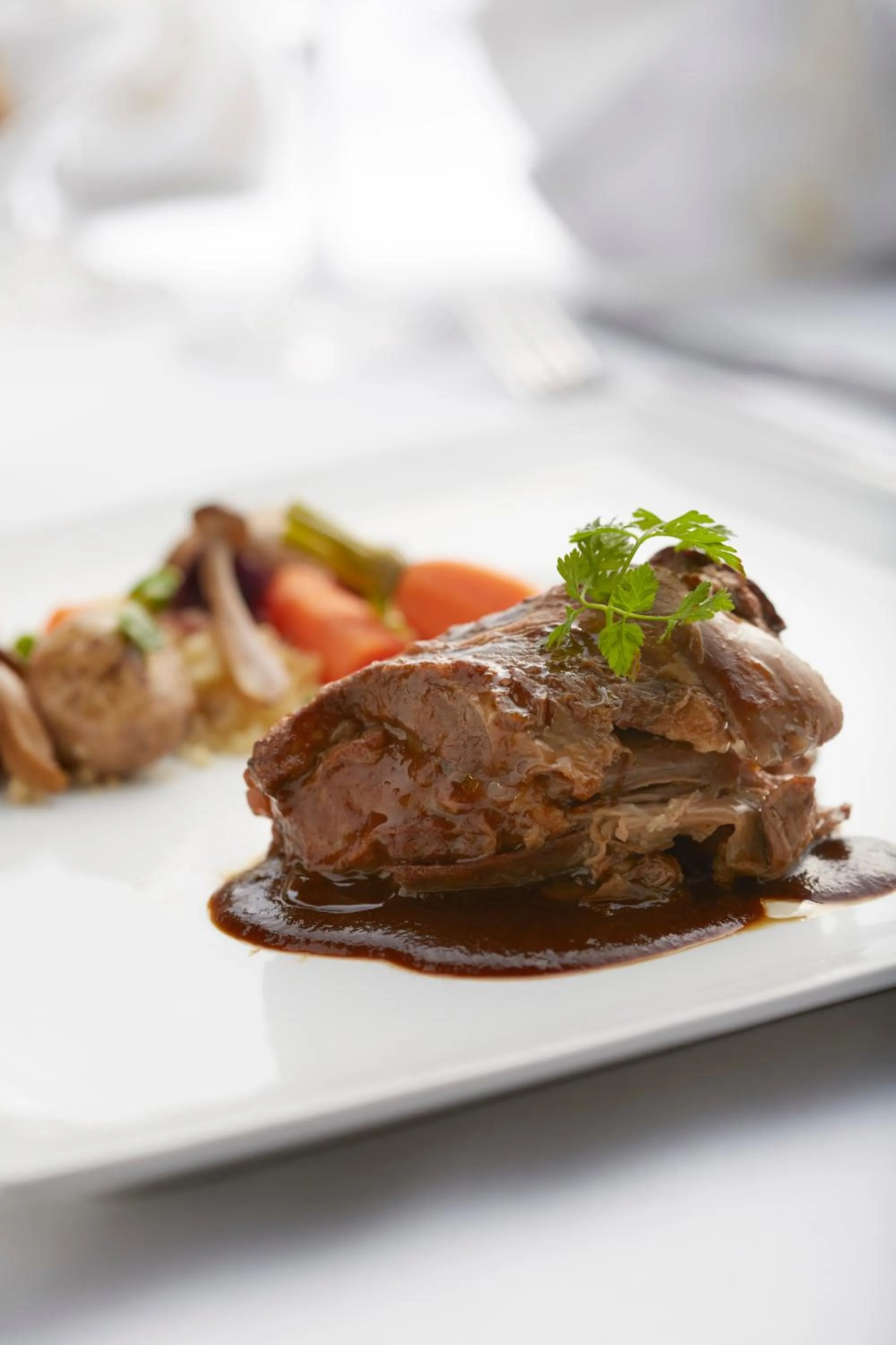 Food close-up in THE FACE Suites Hotel