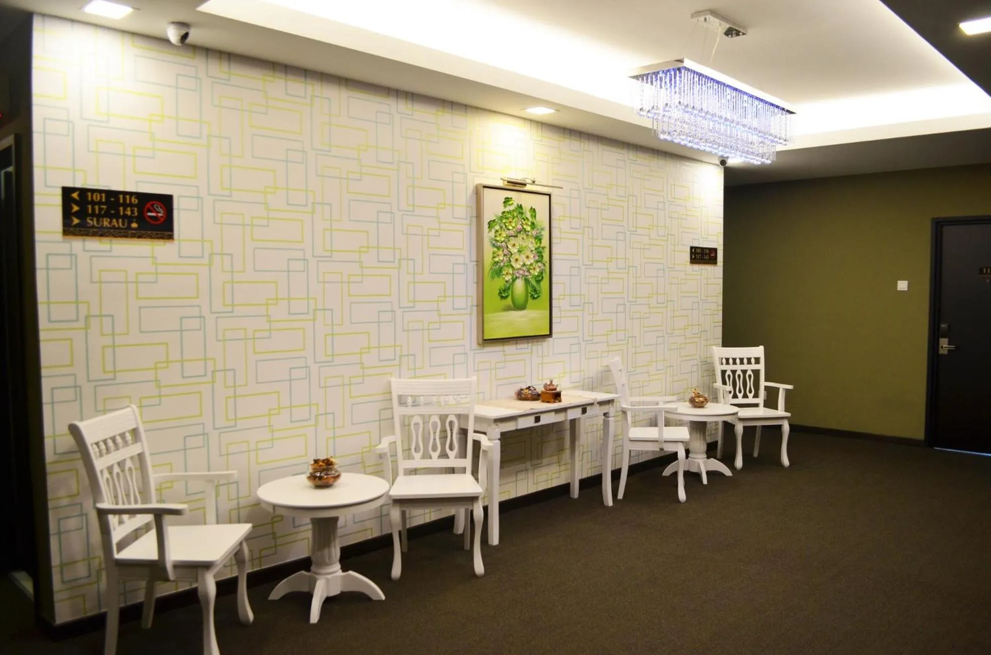 Seating area in Q Bintang Hotel