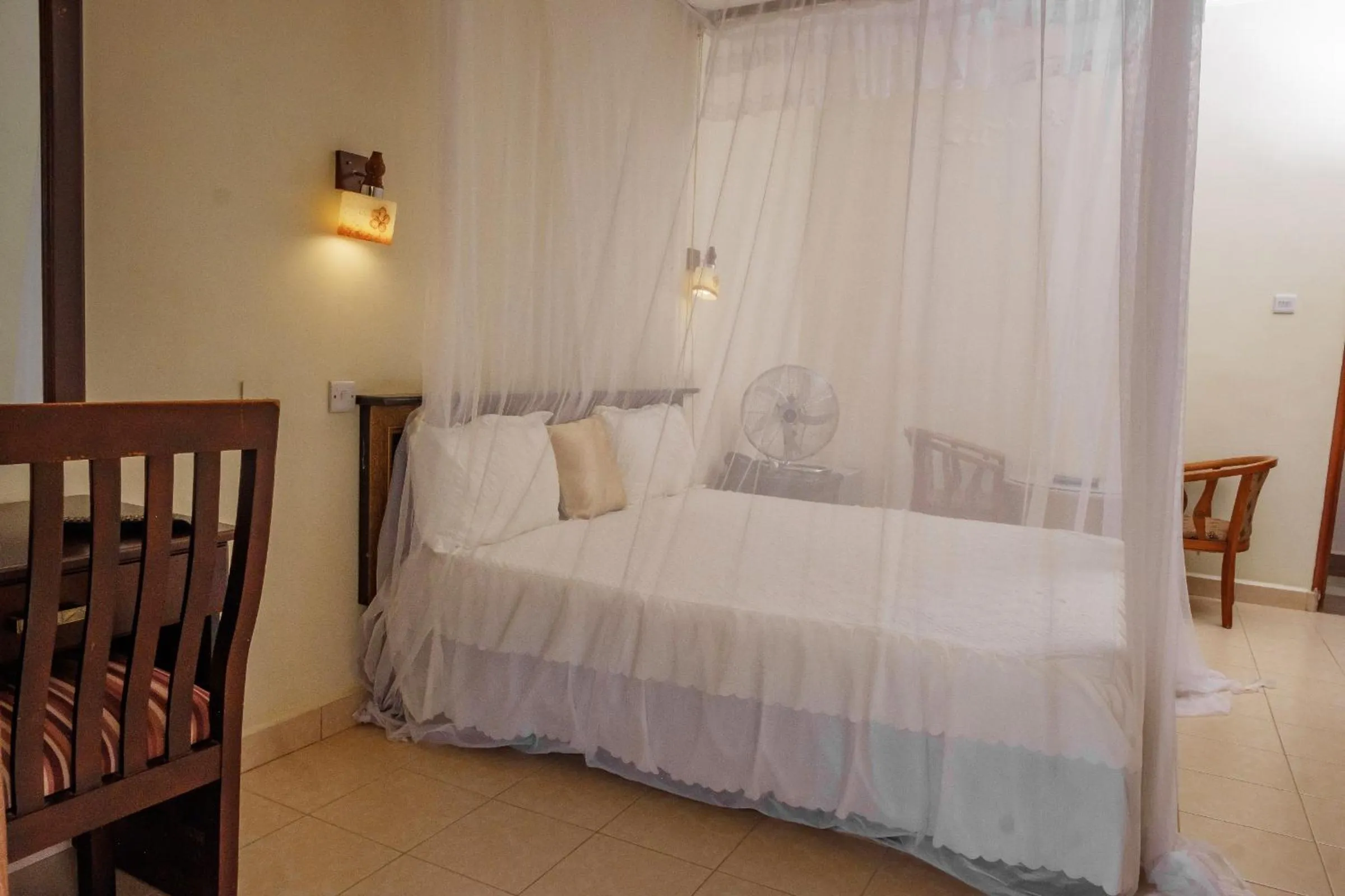 Bed in Tristar Hotel Kampala