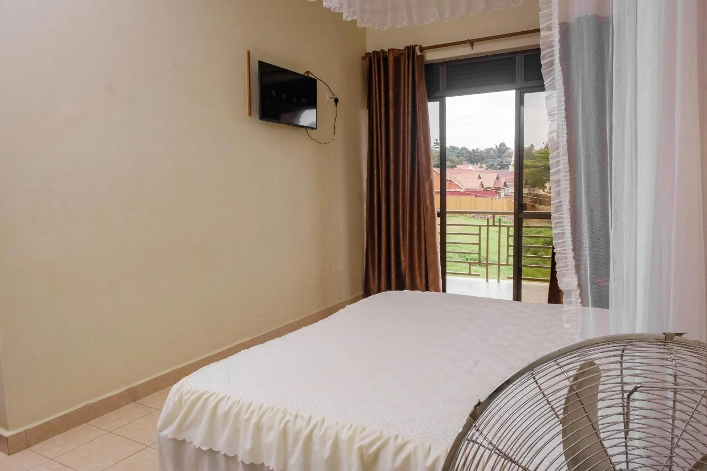 Bed in Tristar Hotel Kampala