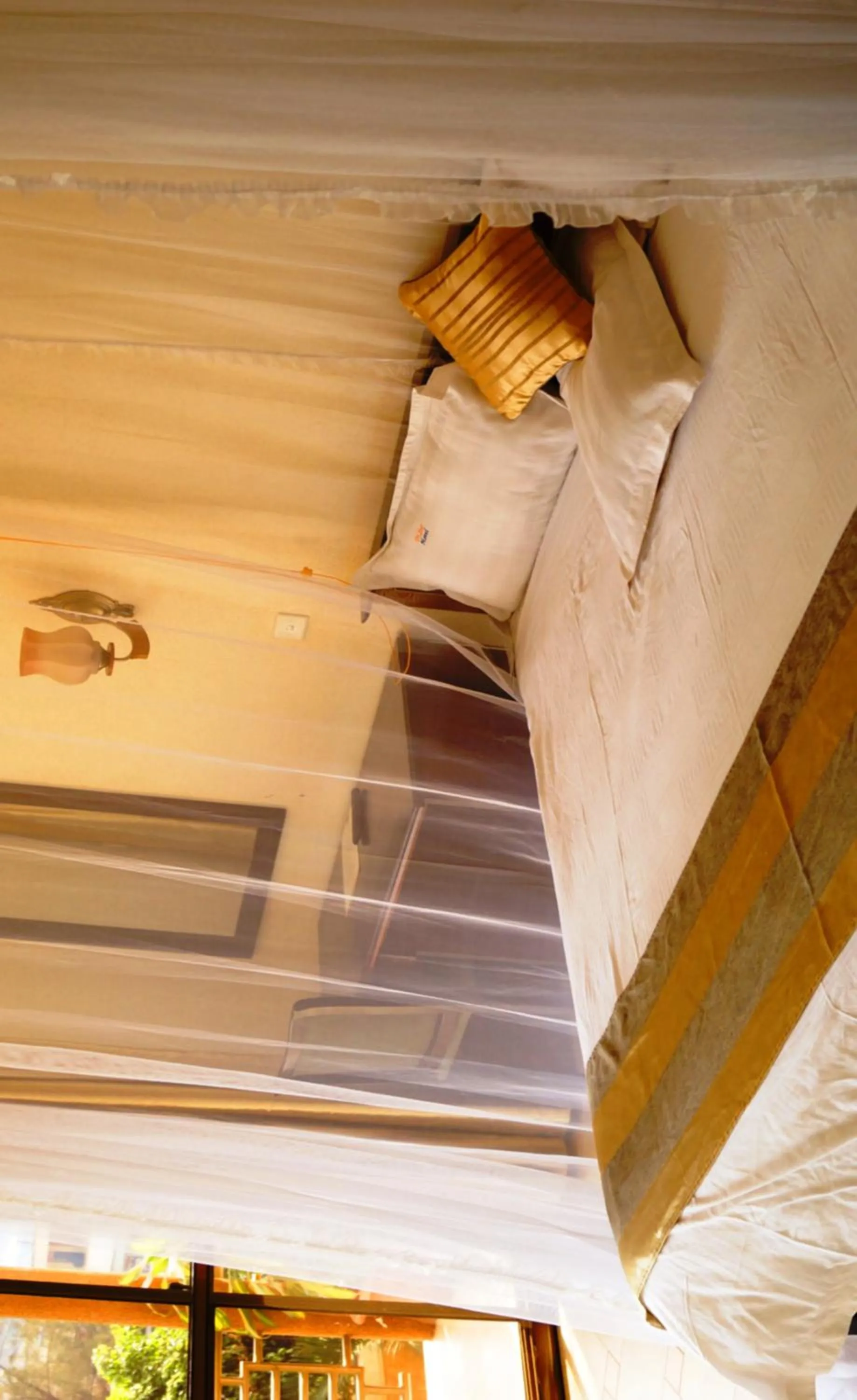 Bed in Tristar Hotel Kampala