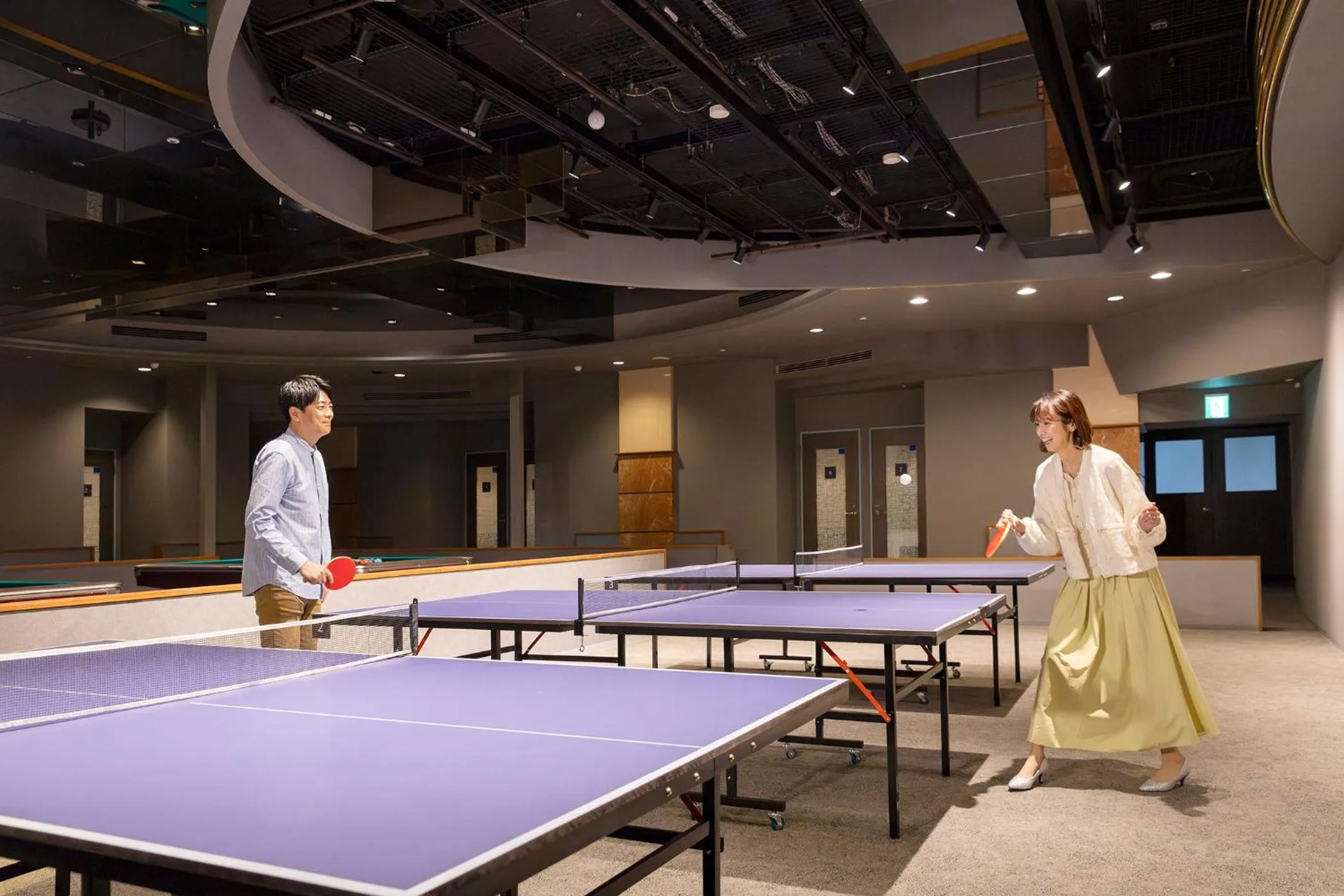 Table tennis in TAOYA Wakura