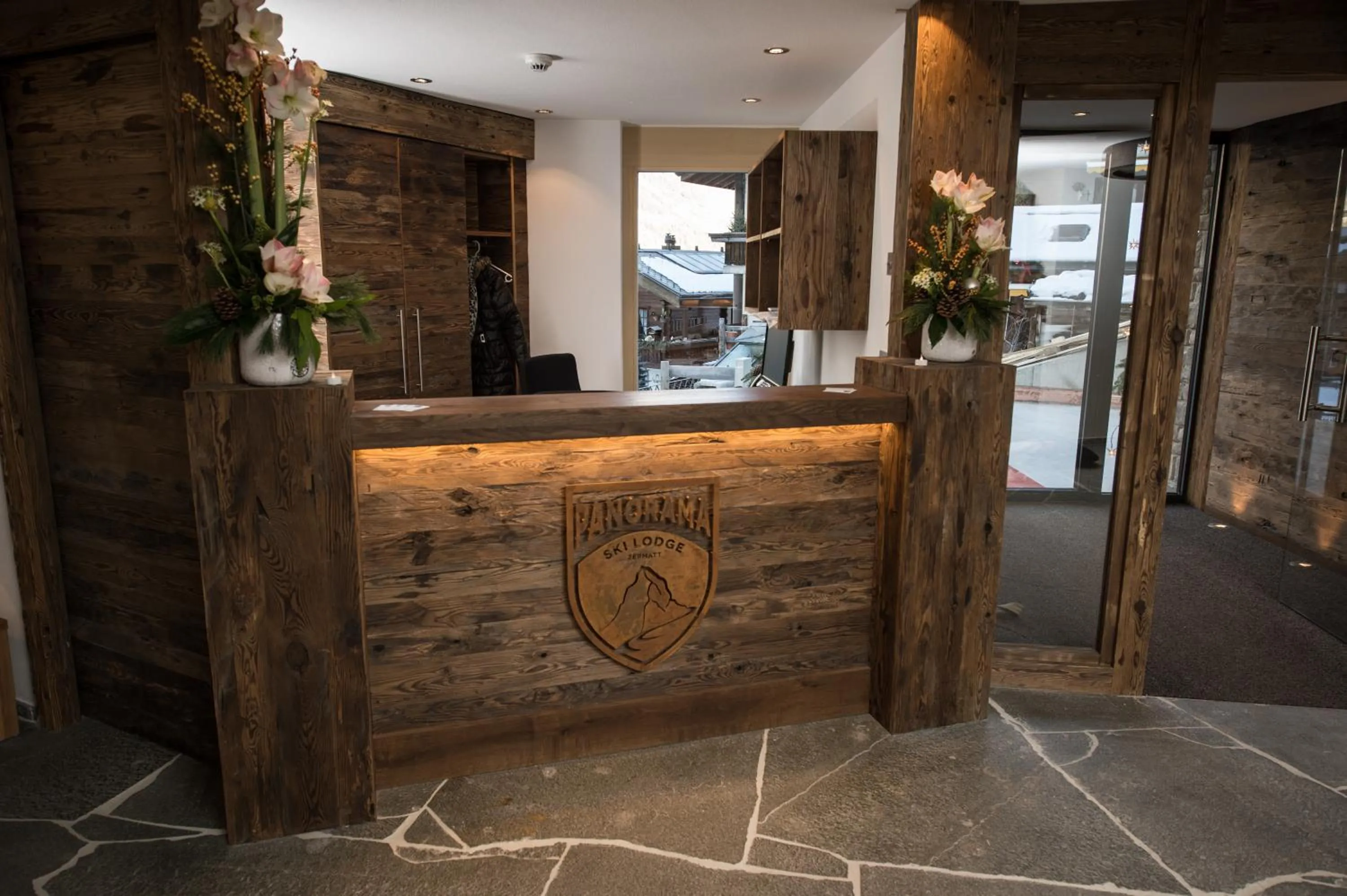 Lobby or reception in Panorama Ski Lodge