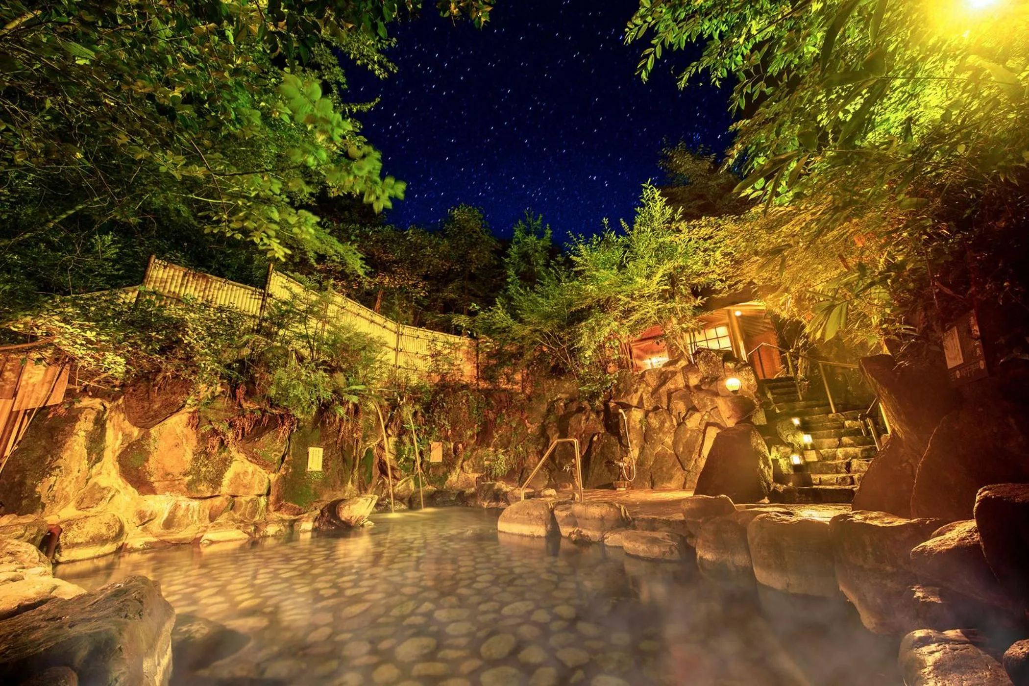 Hot Spring Bath in Ooedo Onsen Monogatari Miyoshiya