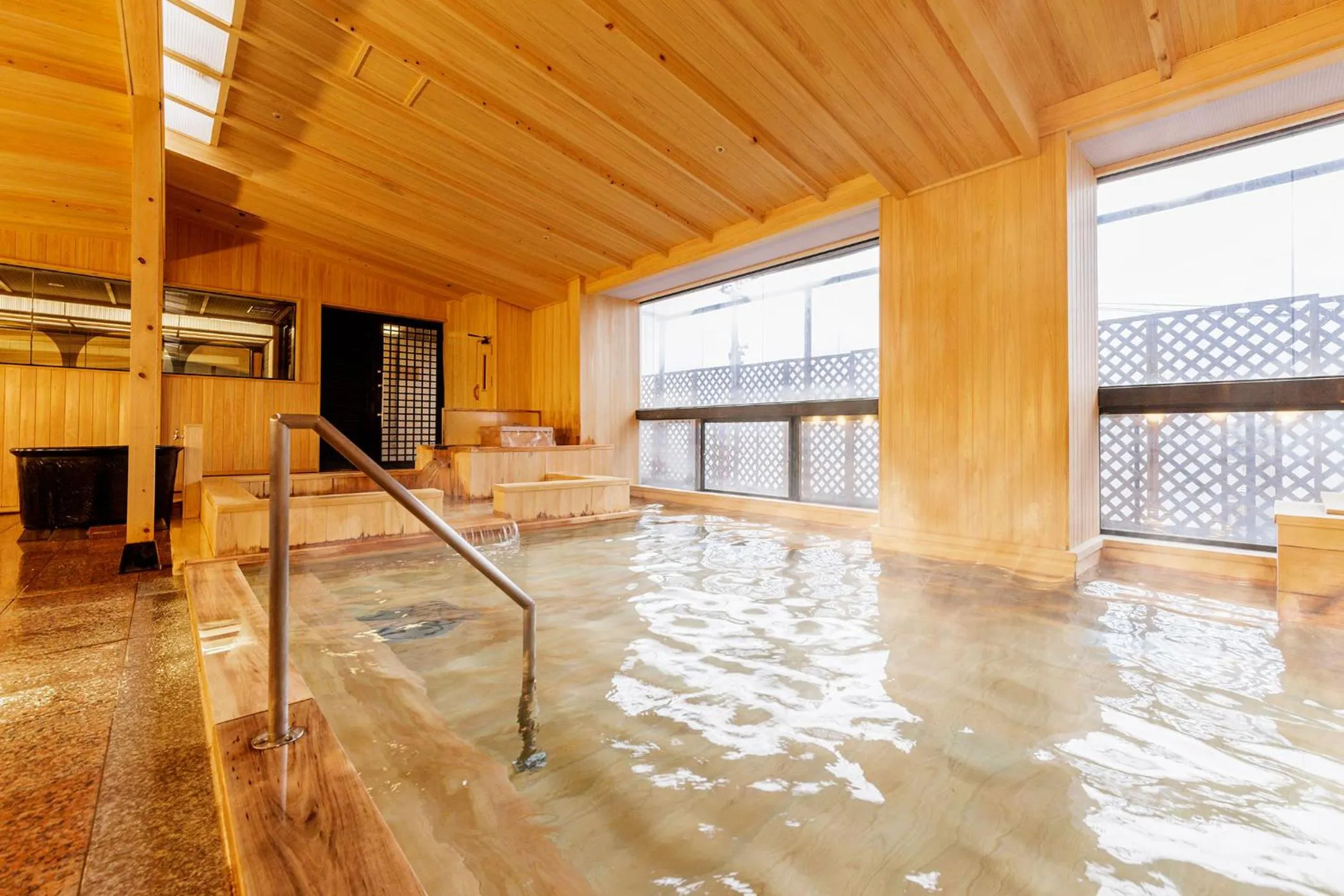 Hot Spring Bath in Ooedo Onsen Monogatari Yamashiro Saichoraku