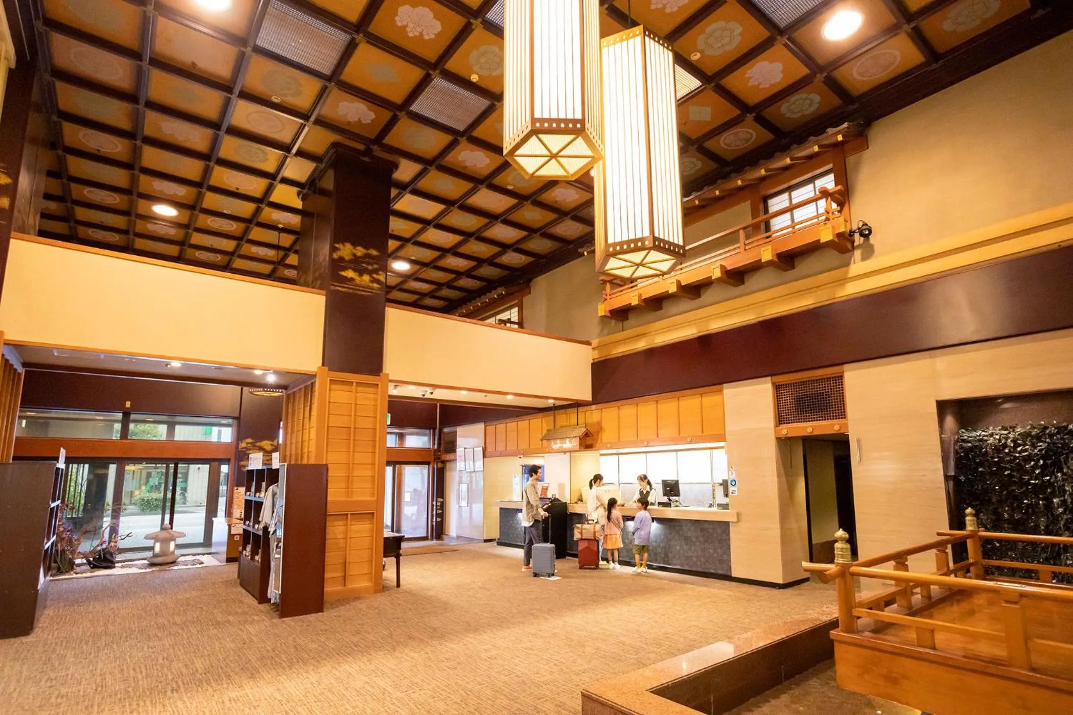 Lobby or reception in Ooedo Onsen Monogatari Yamashiro Saichoraku