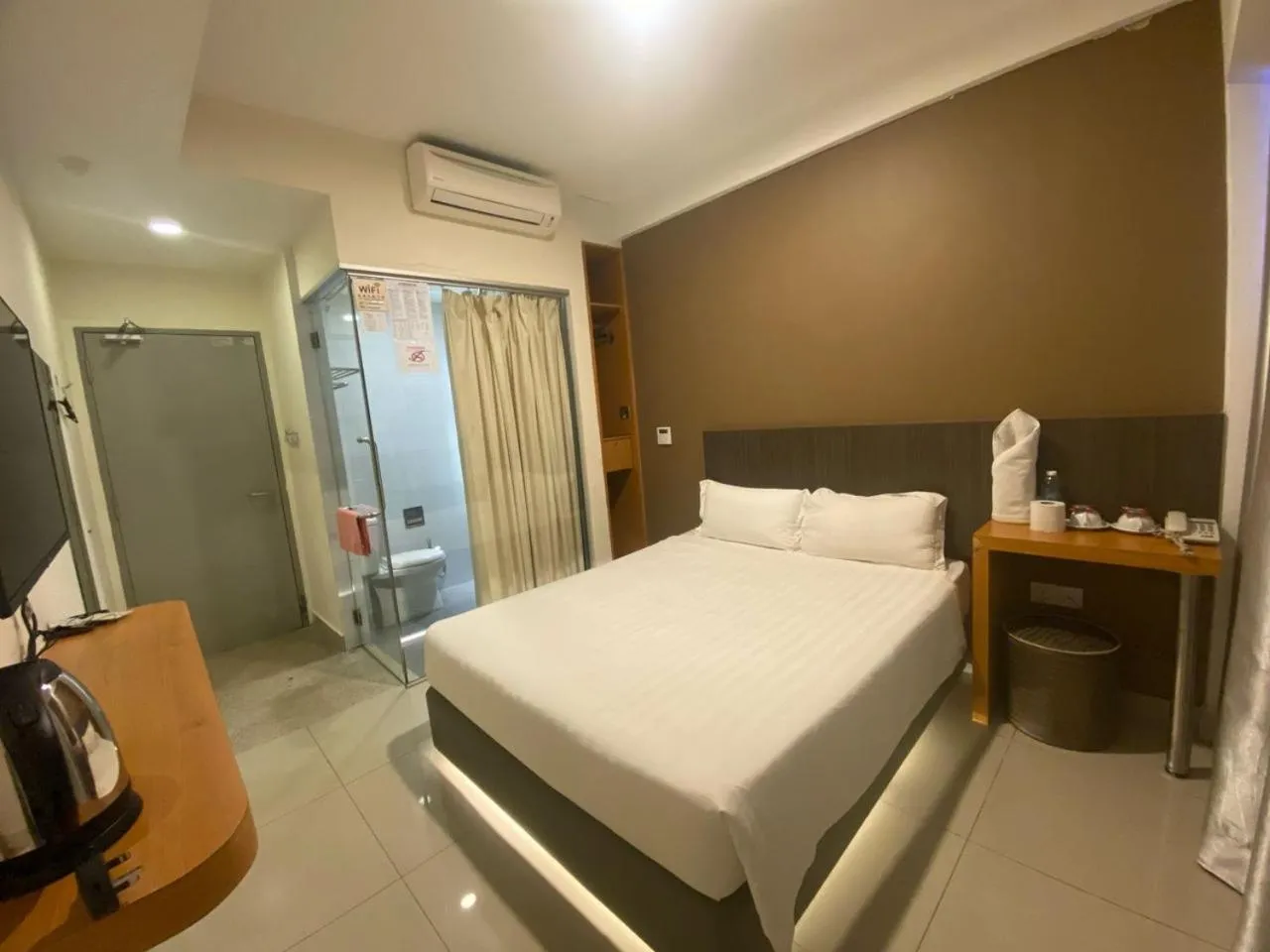 Bed in Hotel Vevo Puchong Malaysia