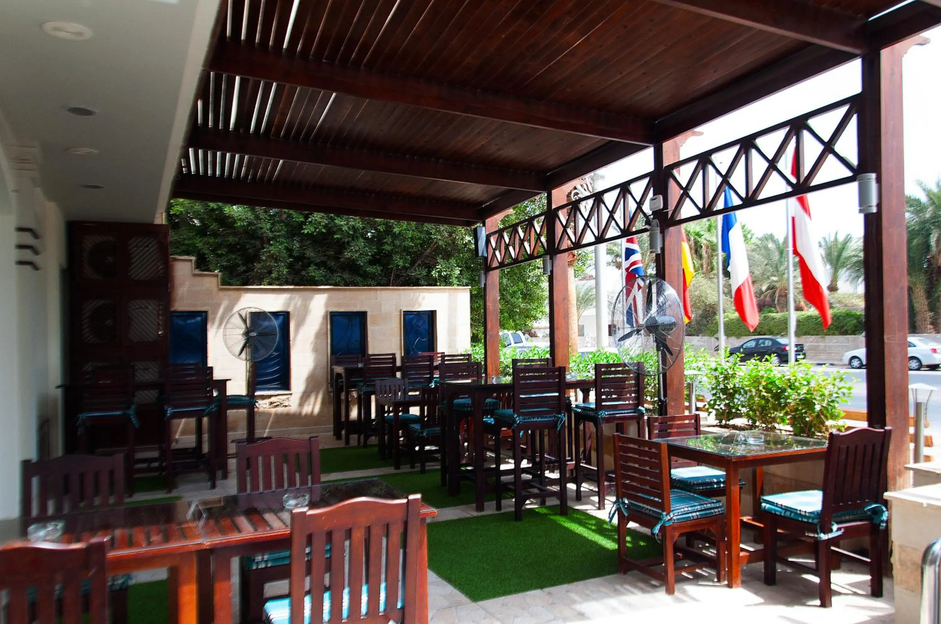 Patio in Elaria Hotel Hurgada