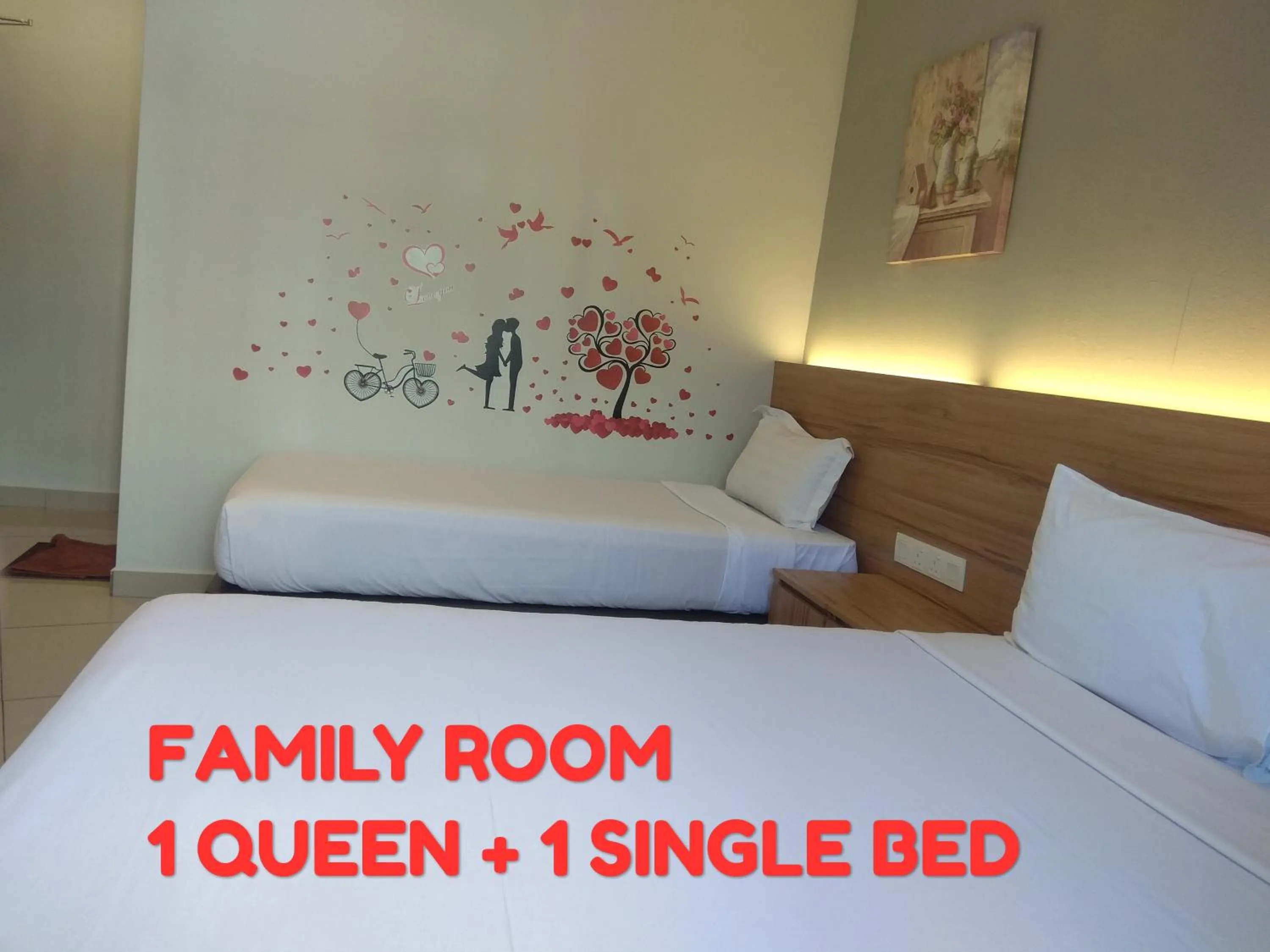 Bed in Lavana Hotel Batu Caves