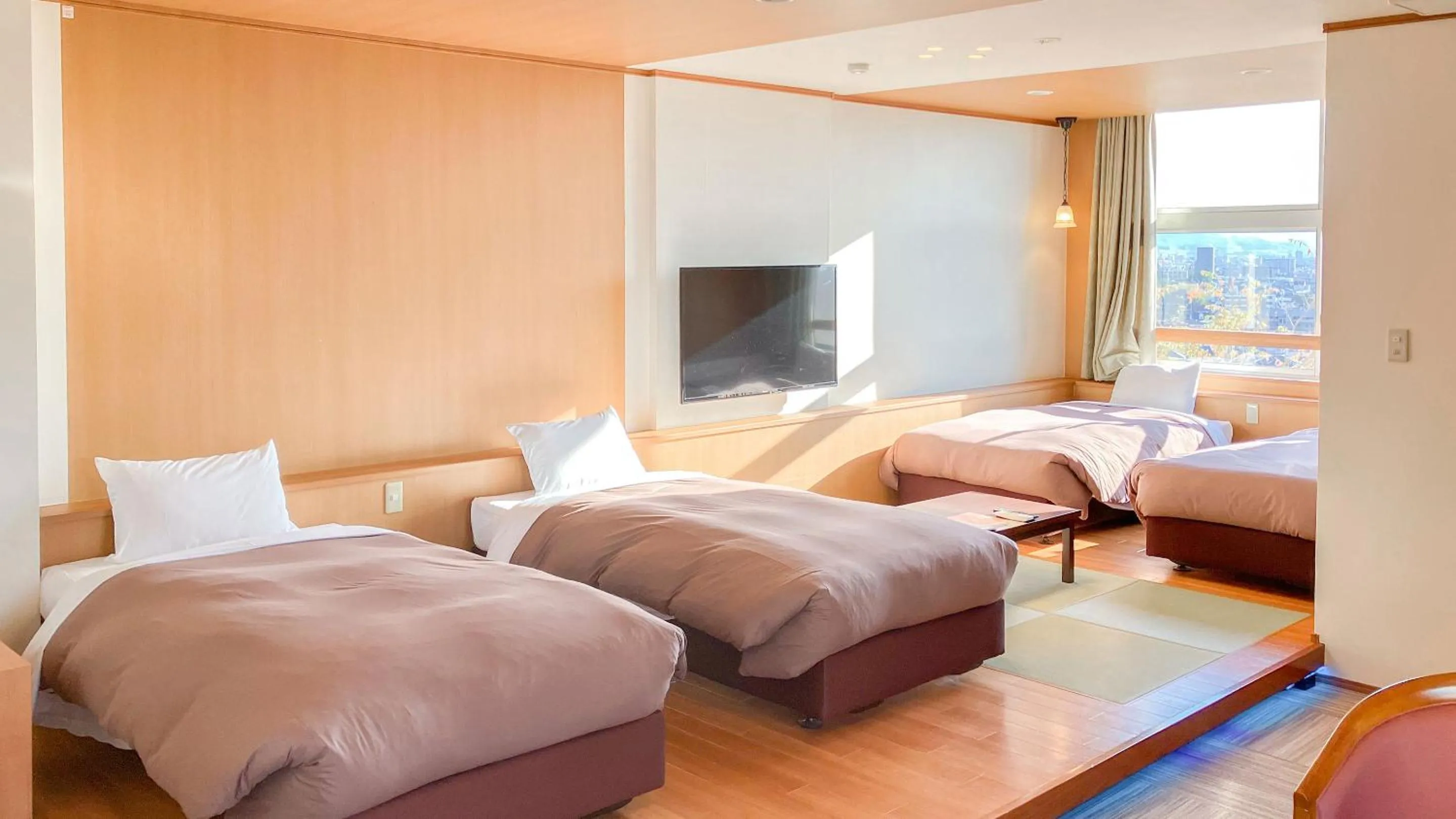 Bed in Yukai Resort Dogo Saichoraku