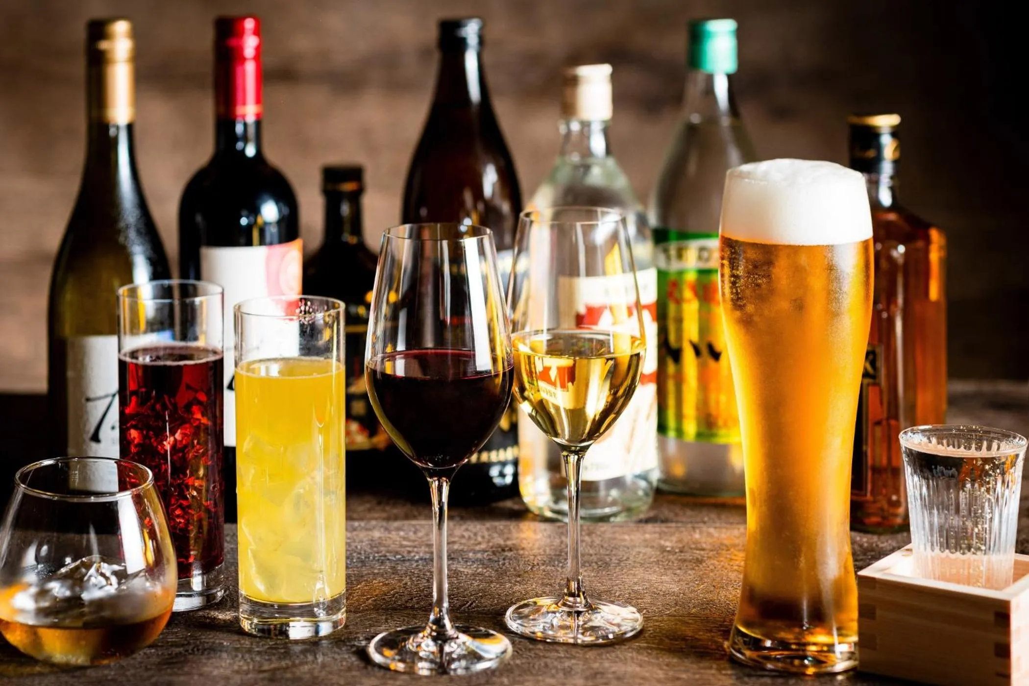 Drinks in Ooedo Onsen Monogatari Dogo