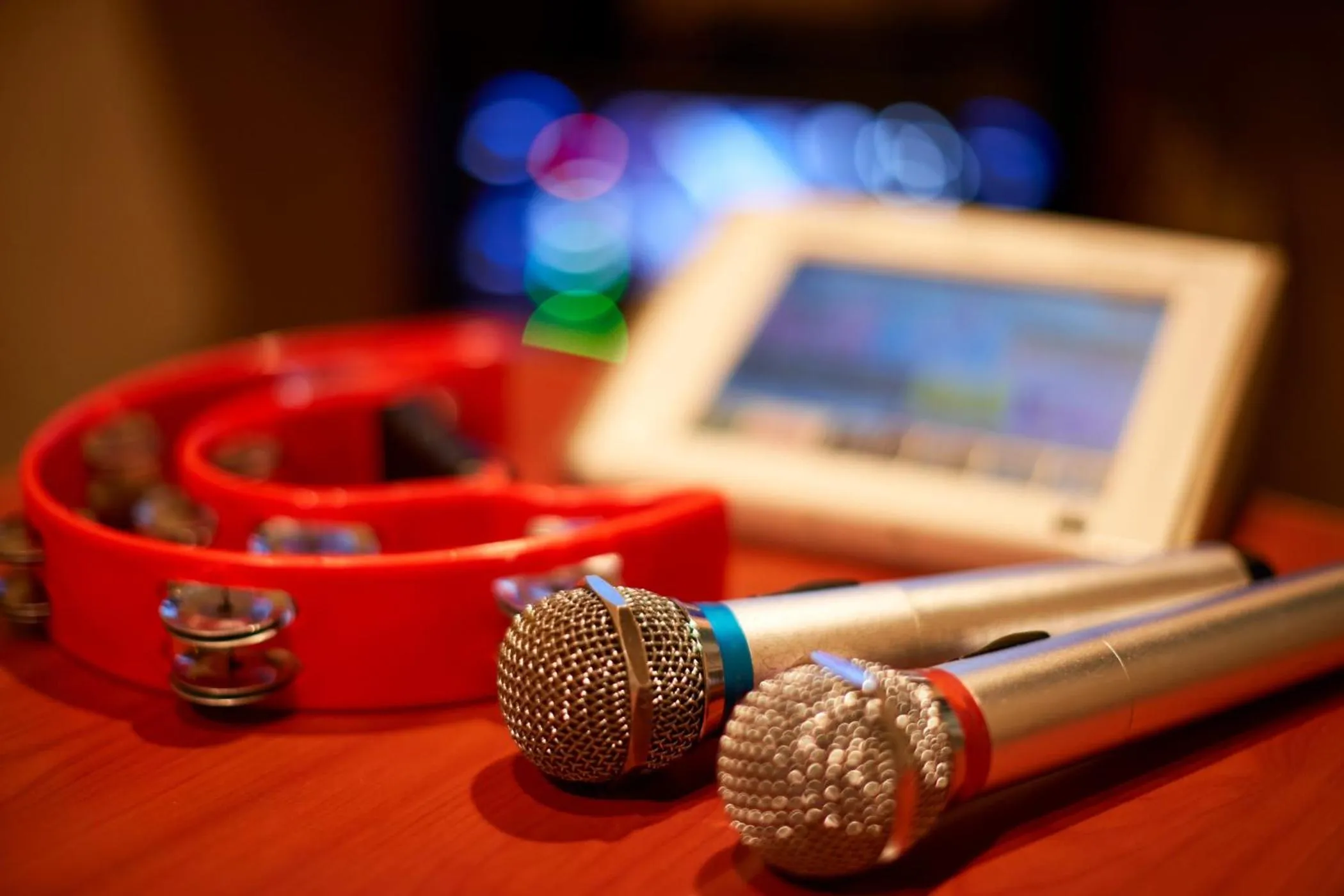 Karaoke in Ooedo Onsen Monogatari Awazu Grand Hotel