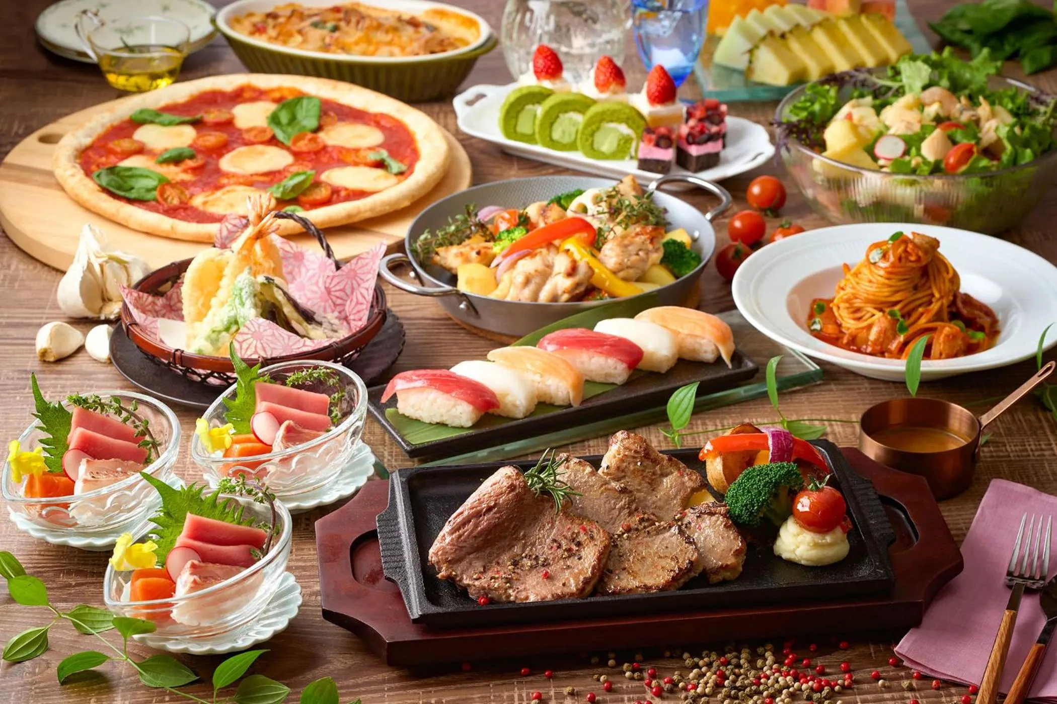 Dinner in Ooedo Onsen Monogatari Ureshinokan