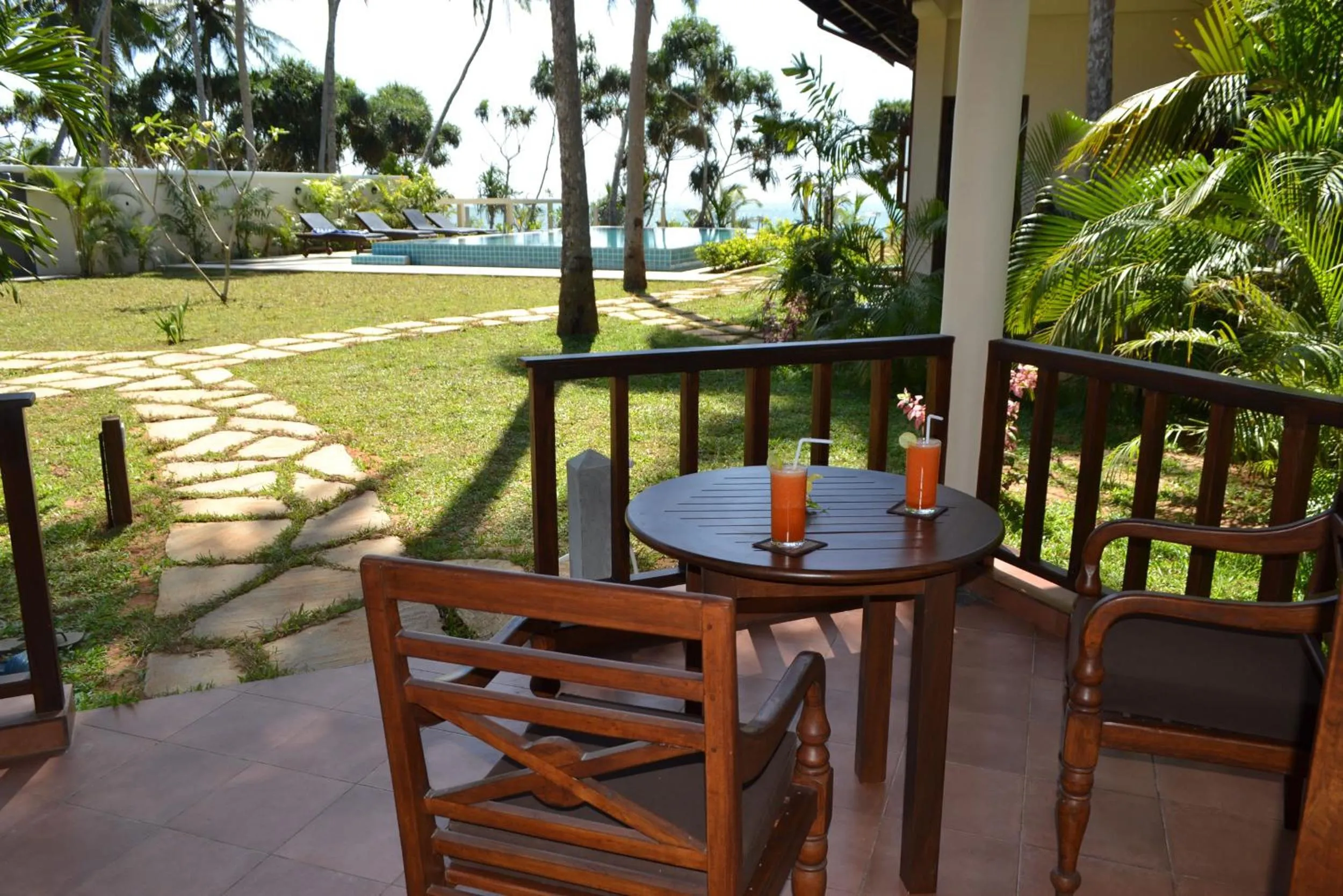 Balcony/Terrace in Lanka Beach Bungalows