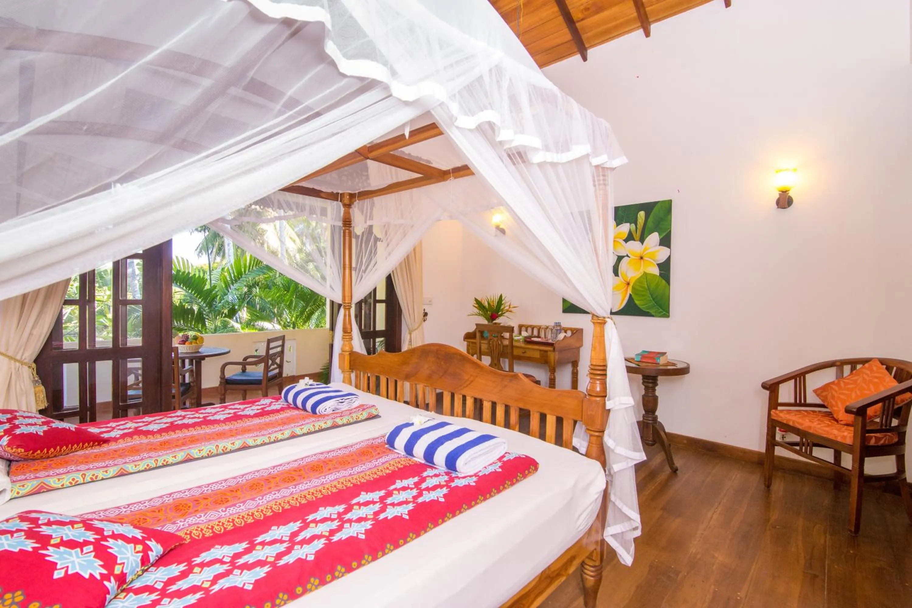 Photo of the whole room, Bed in Lanka Beach Bungalows