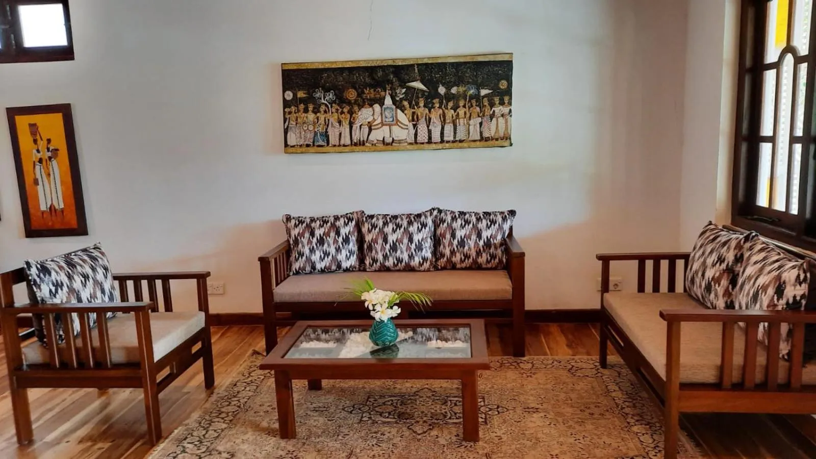 Living room in Lanka Beach Boutique Bungalows & Grand Villa