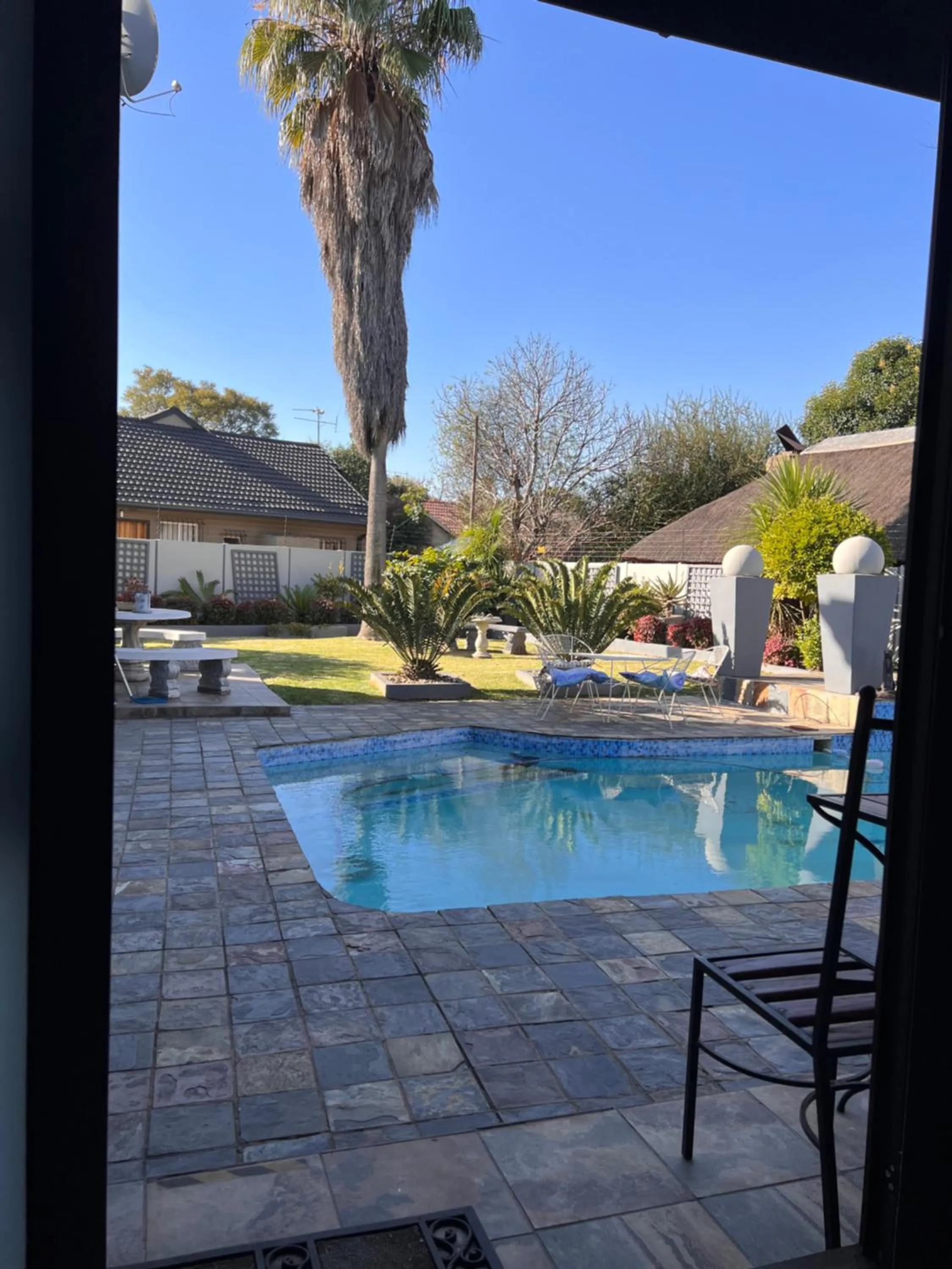 Pool view in 2 Op Terblanche Guesthouse