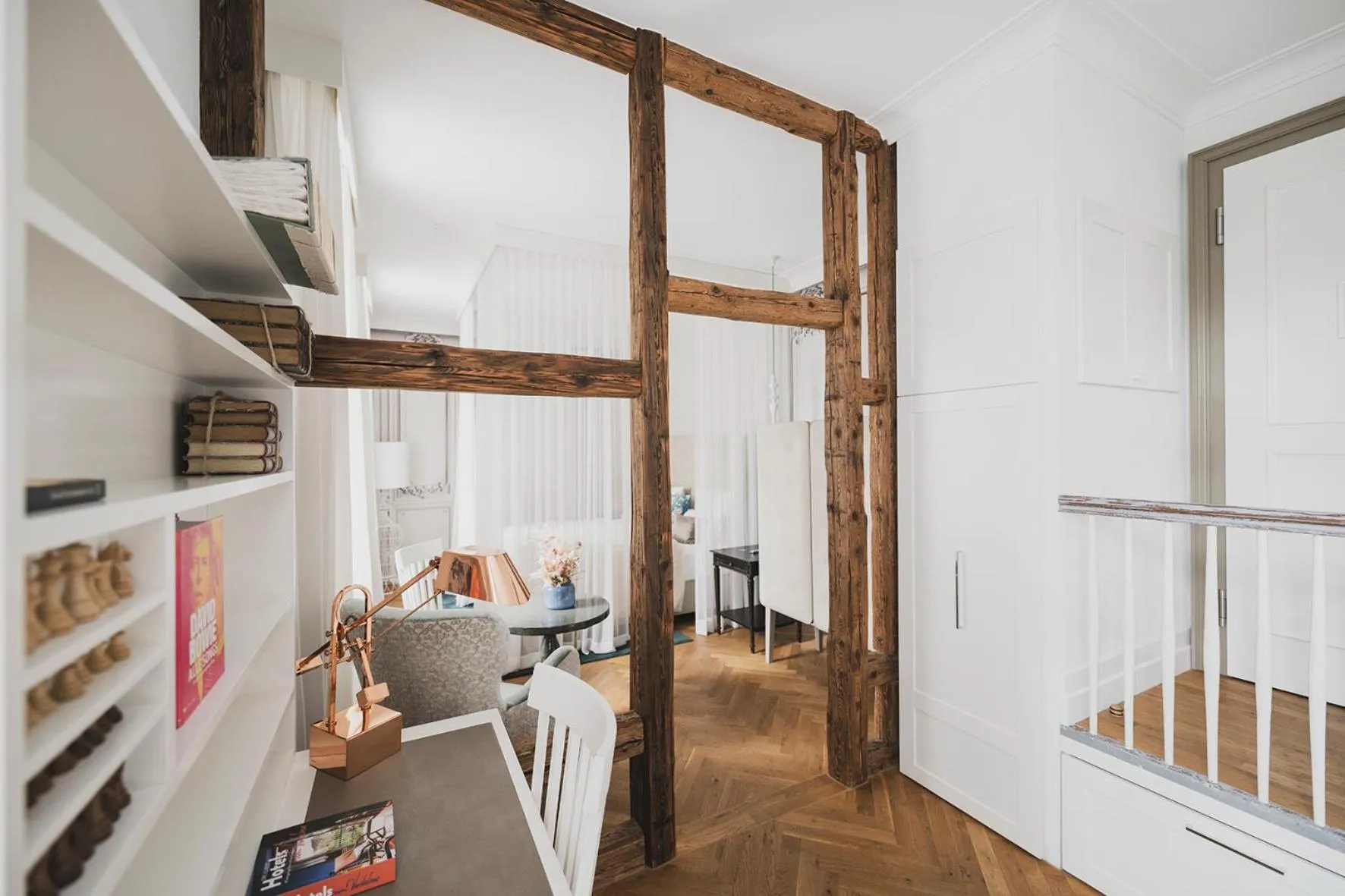 Bed in LA MAISON hotel & spa