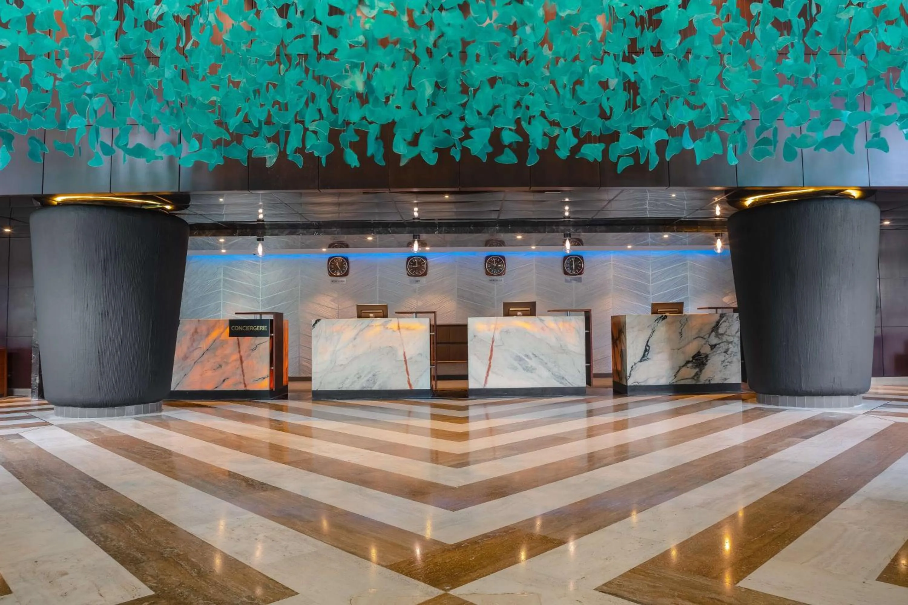Lobby or reception in Radisson Blu Okoume Palace Hotel, Libreville