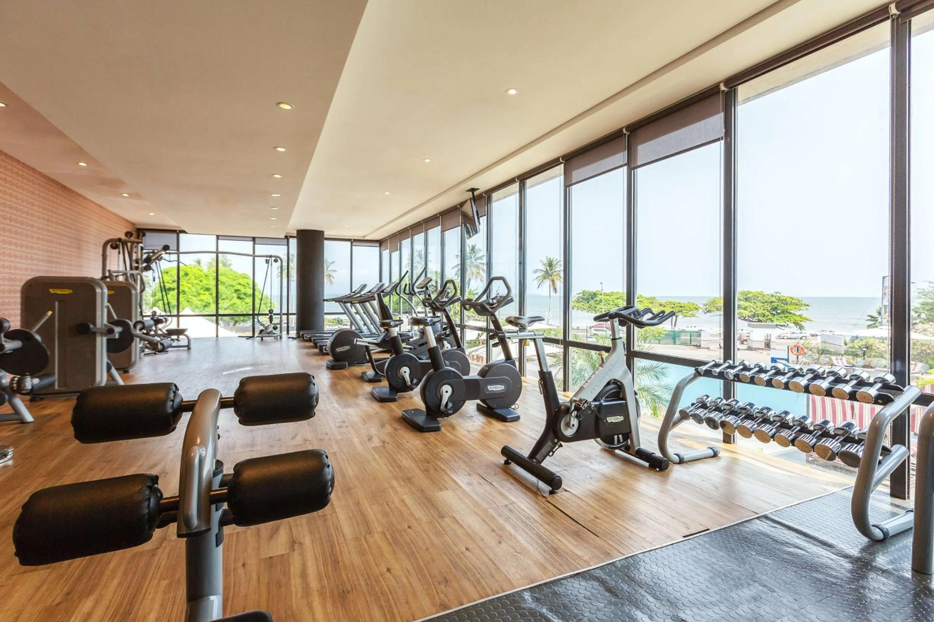 Fitness centre/facilities in Radisson Blu Okoume Palace Hotel, Libreville