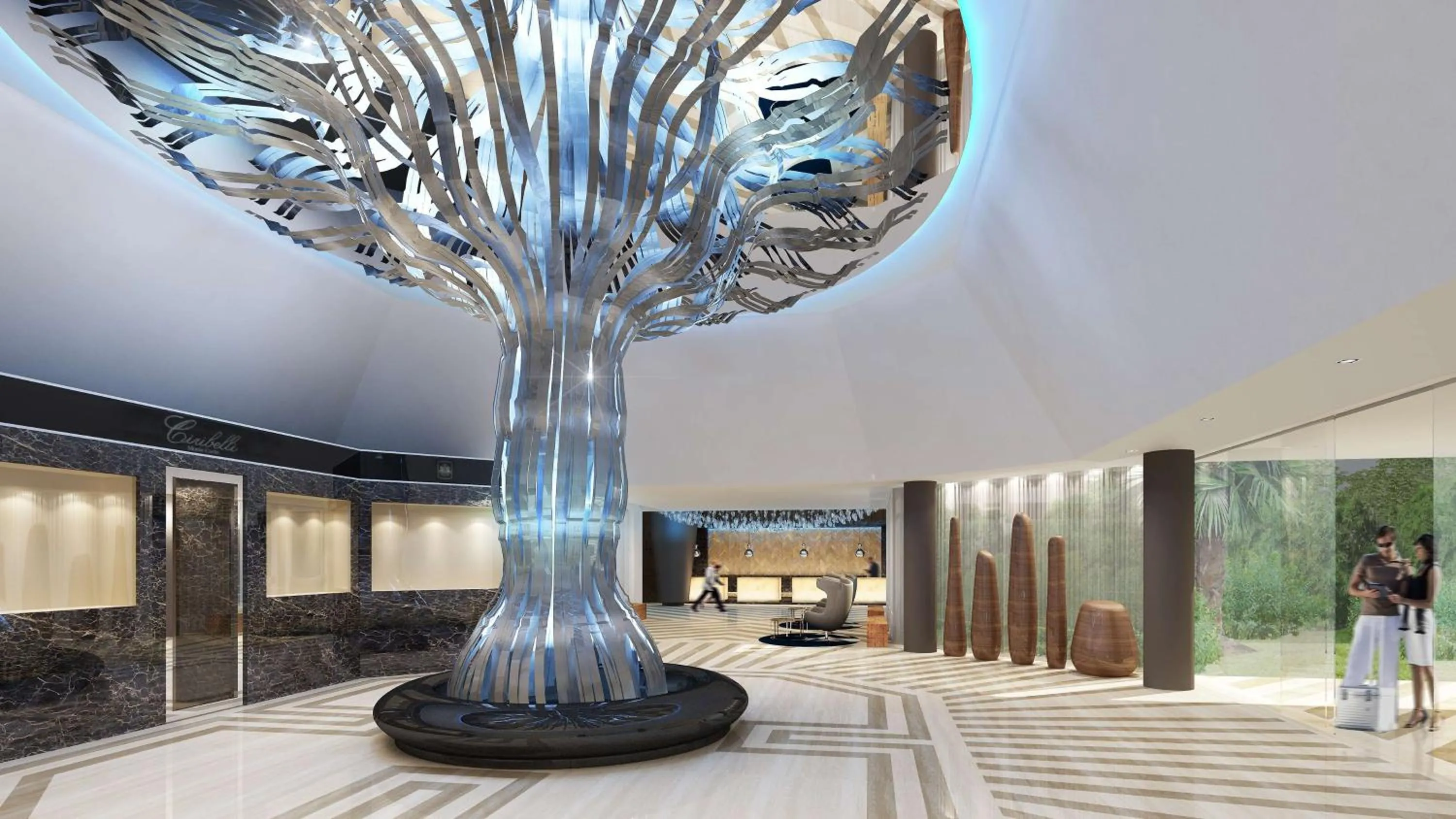 Lobby or reception in Radisson Blu Okoume Palace Hotel, Libreville