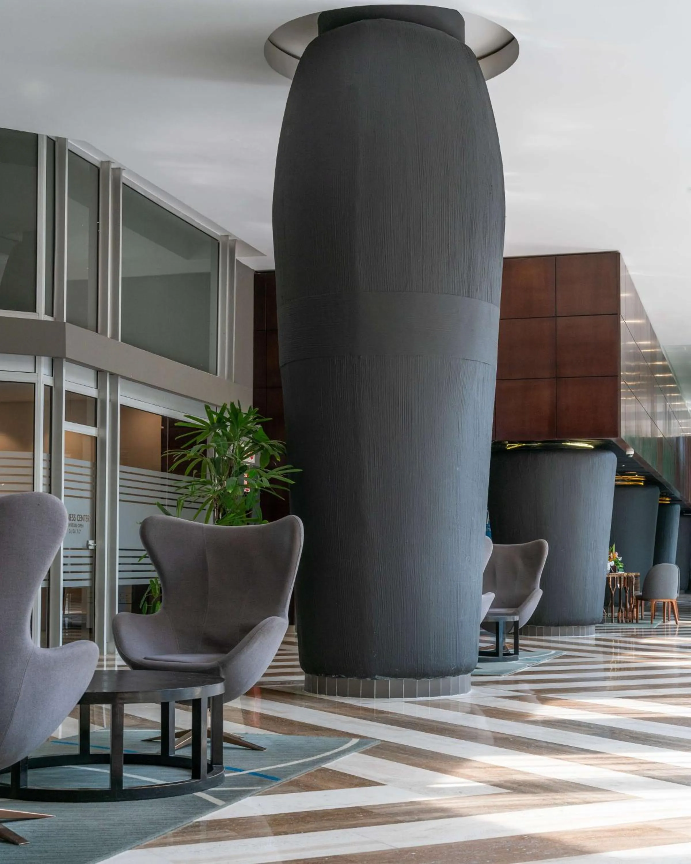 Lobby or reception in Radisson Blu Okoume Palace Hotel, Libreville