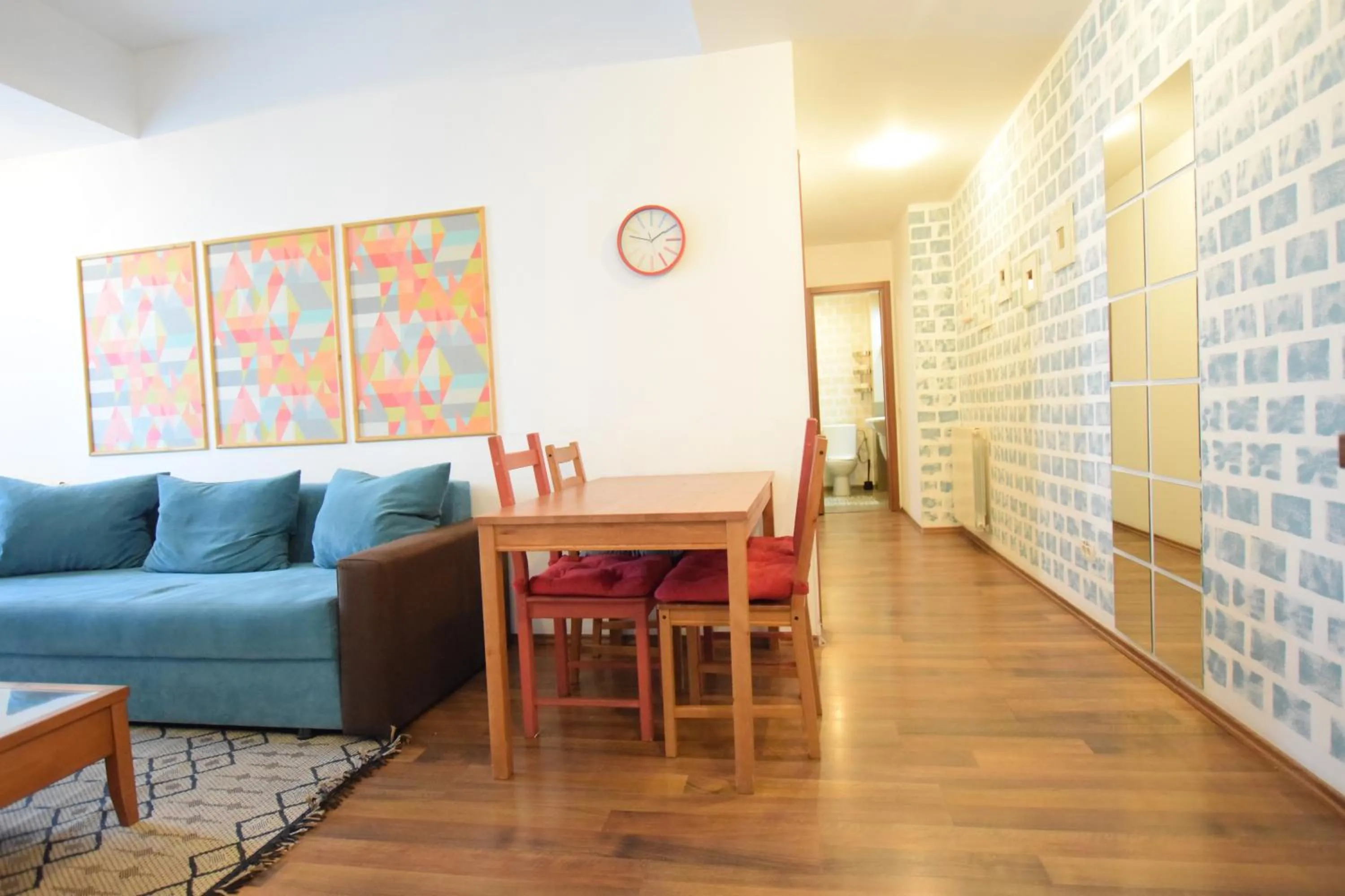 Seating area in Mosilor Apartments