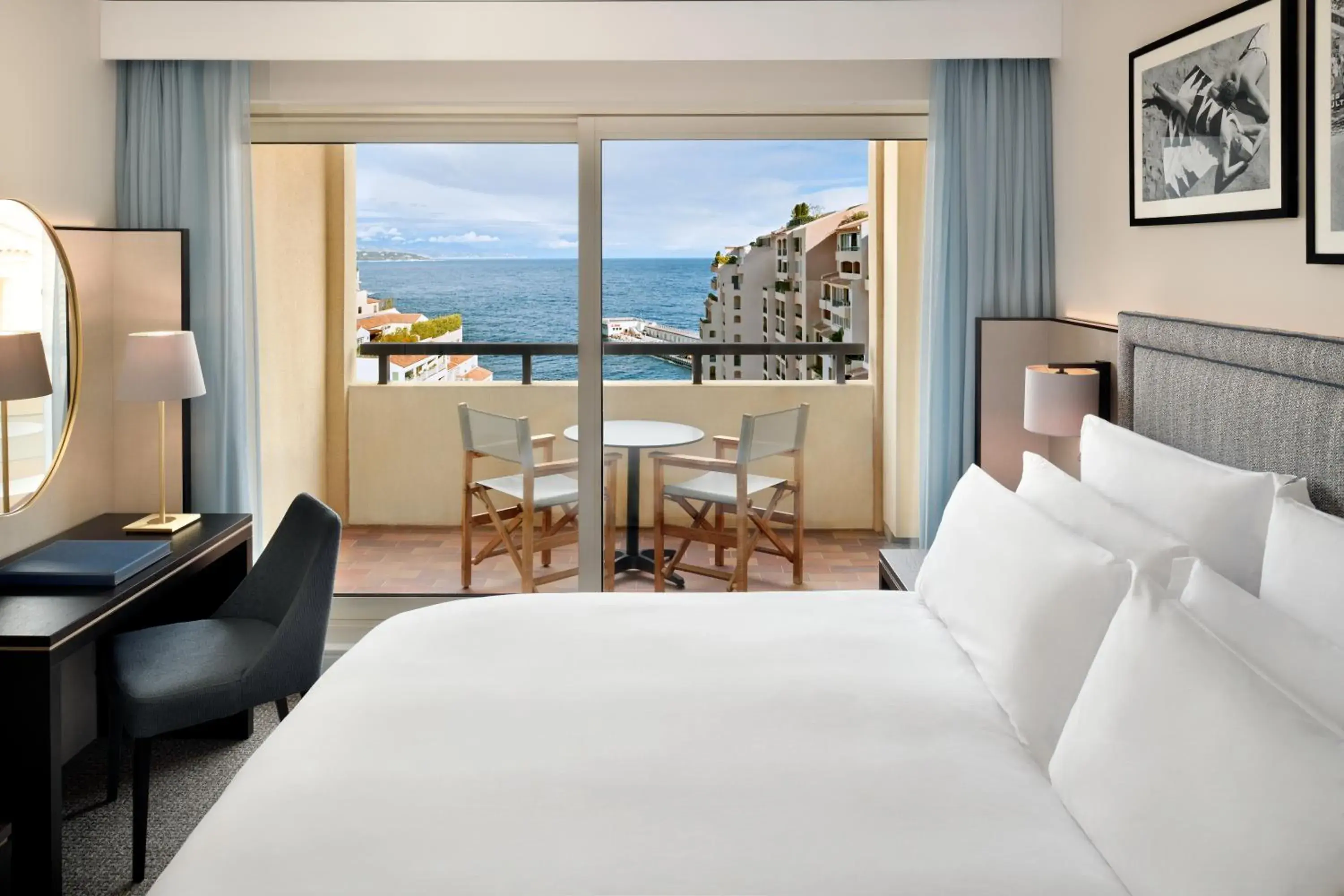 Deluxe Double Room with Terrace and Sea View in Columbus Hotel Monte-Carlo, Curio Collection by Hilton Deluxe Double Room with Terrace and Sea View in Columbus Hotel Monte-Carlo, Curio Collection by Hilton