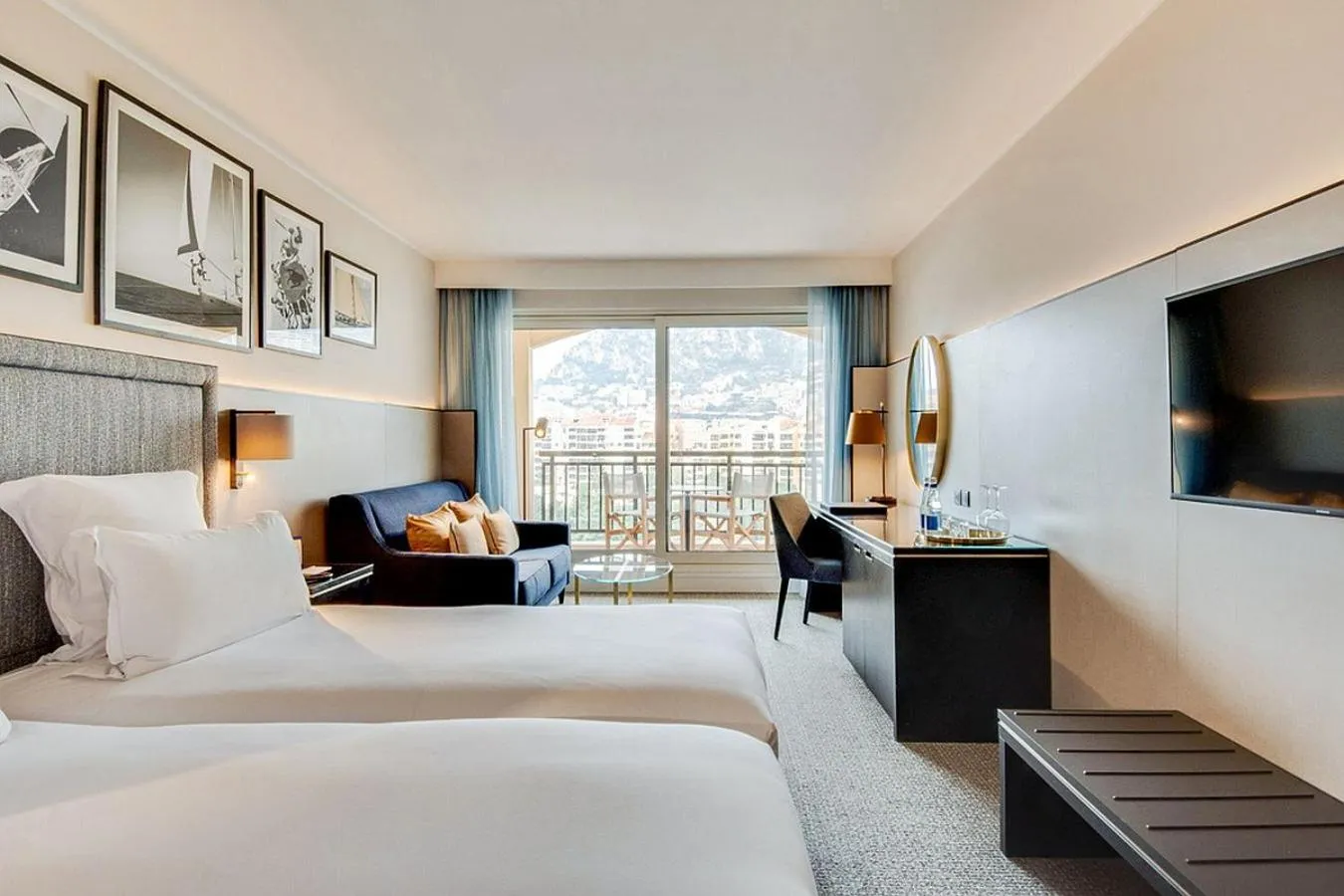 Day, Bed in Columbus Hotel Monte-Carlo, Curio Collection by Hilton