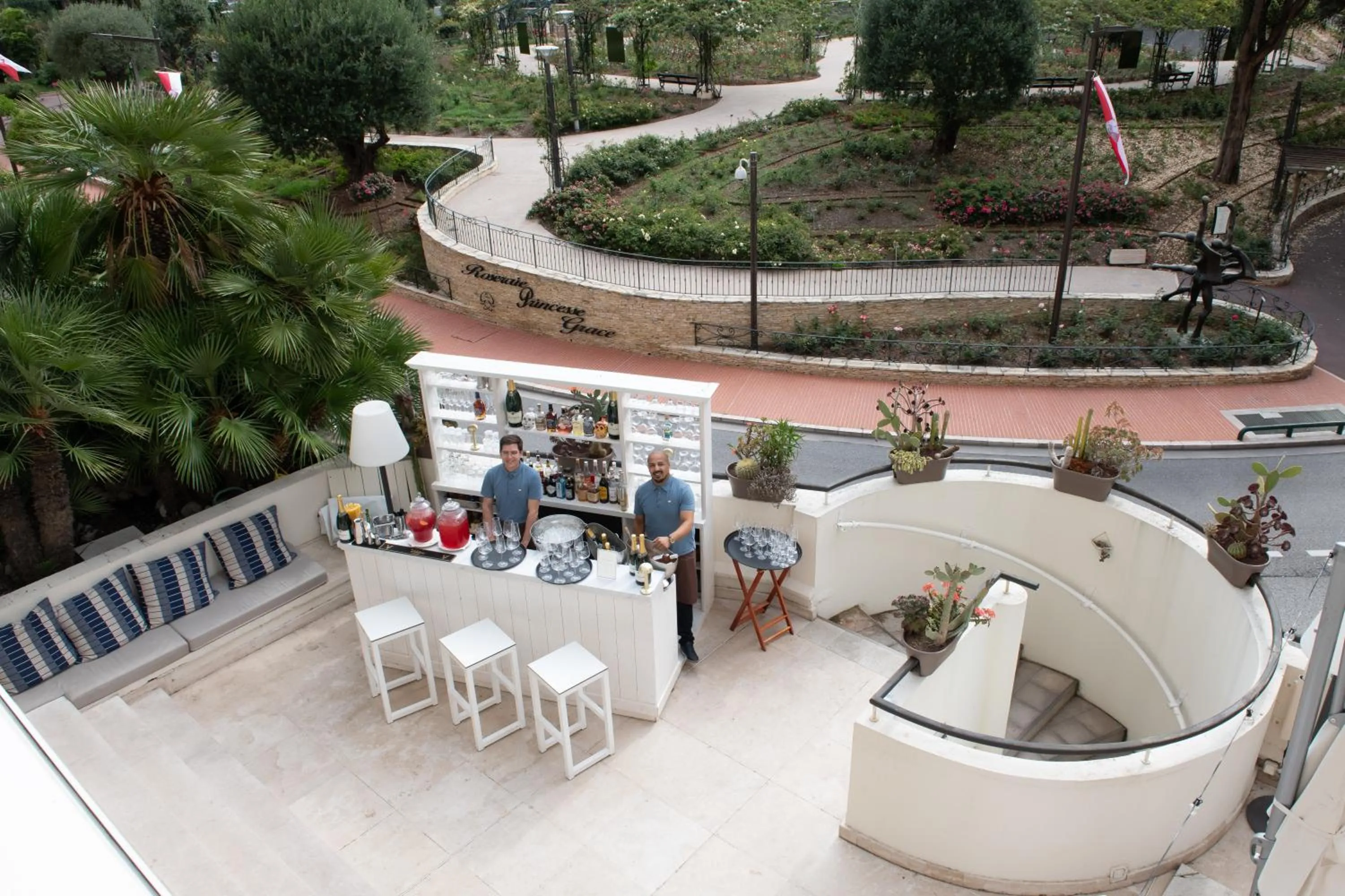 Patio in Columbus Hotel Monte-Carlo, Curio Collection by Hilton