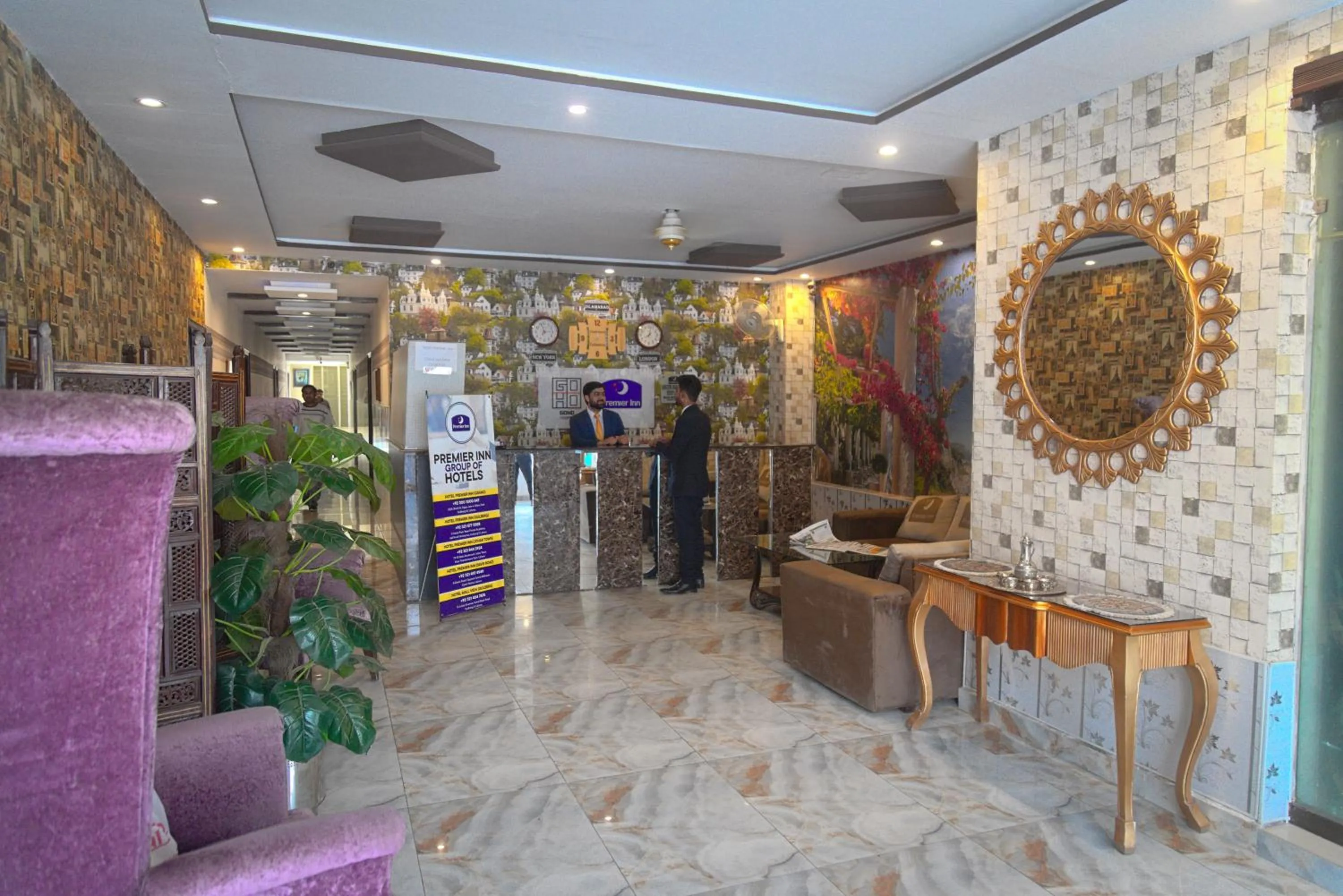 Lobby or reception in Premier Inn Johar Town Lahore