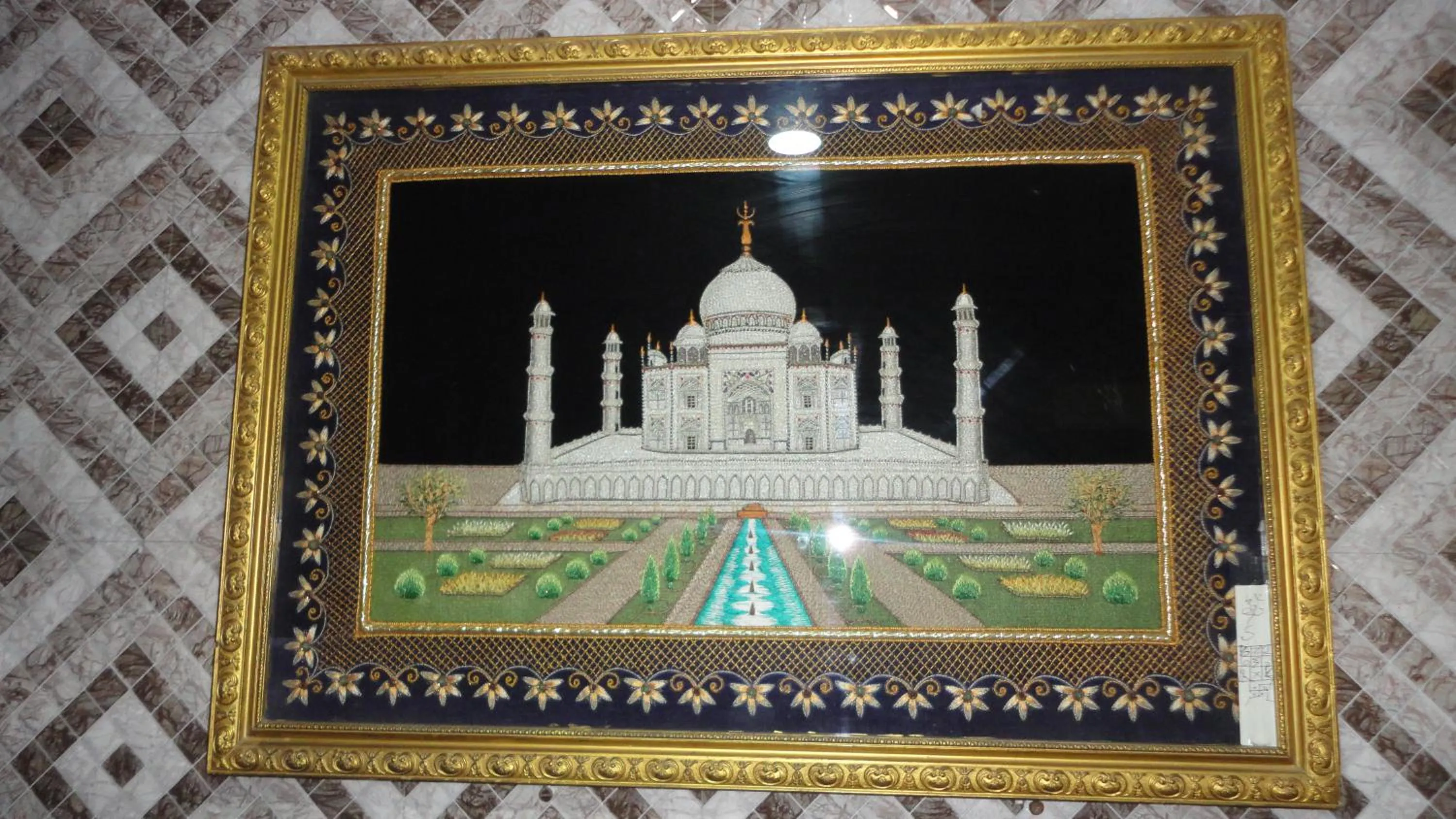 Decorative detail in Hotel Swarajya Palace