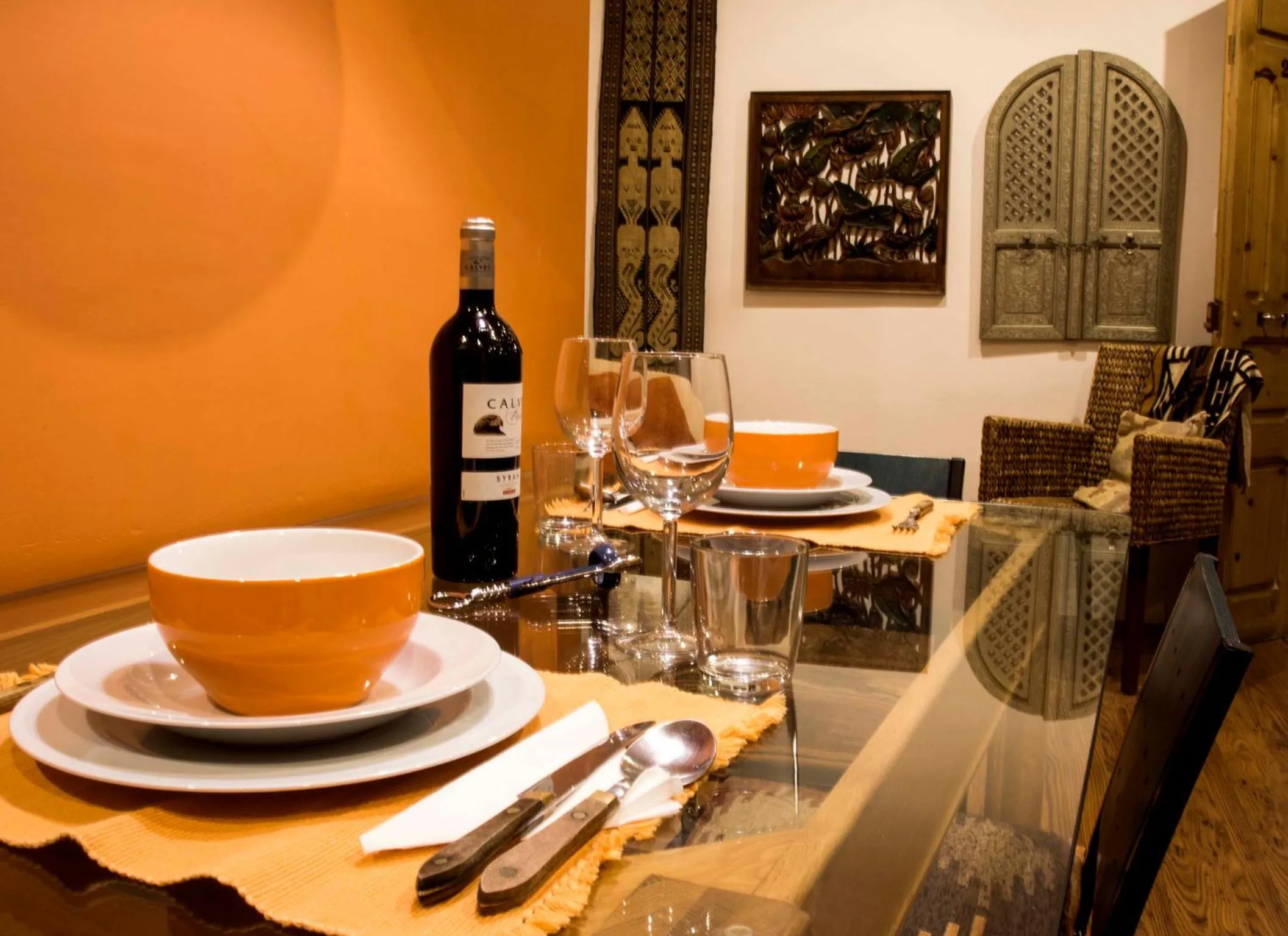 Living room in Three Cities Apartments