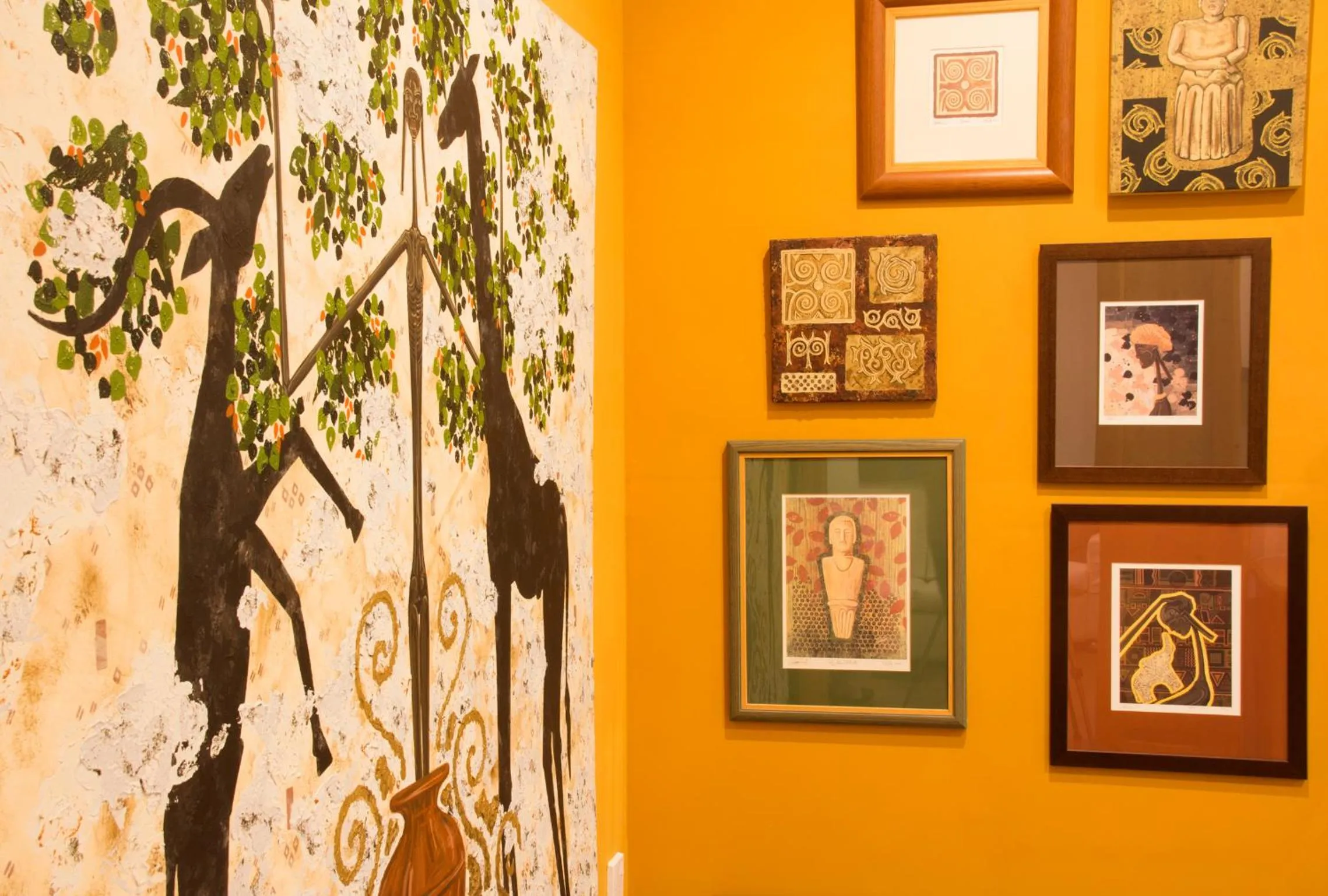 Decorative detail in Three Cities Apartments