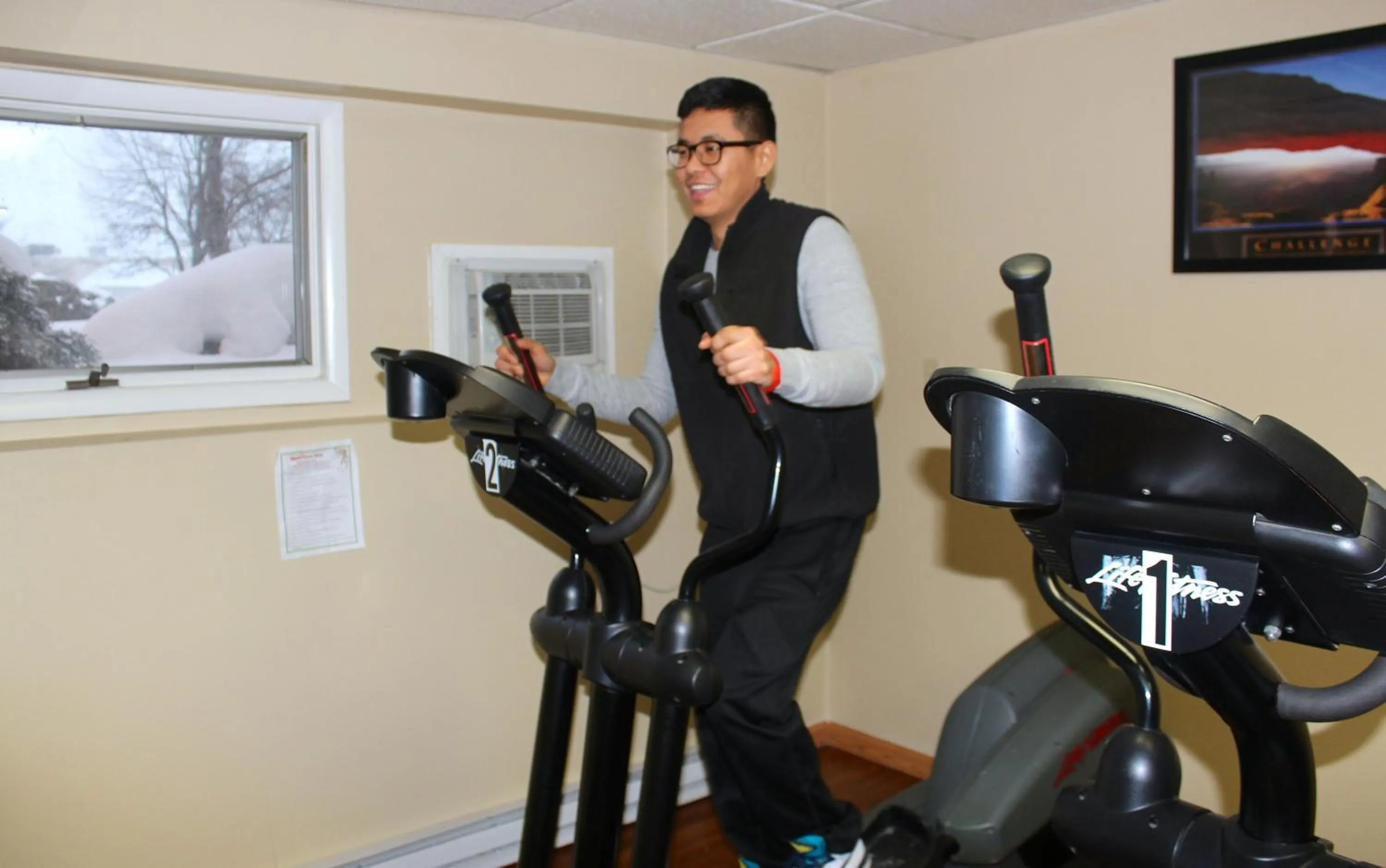 Fitness centre/facilities in Anchorage Inn Burlington