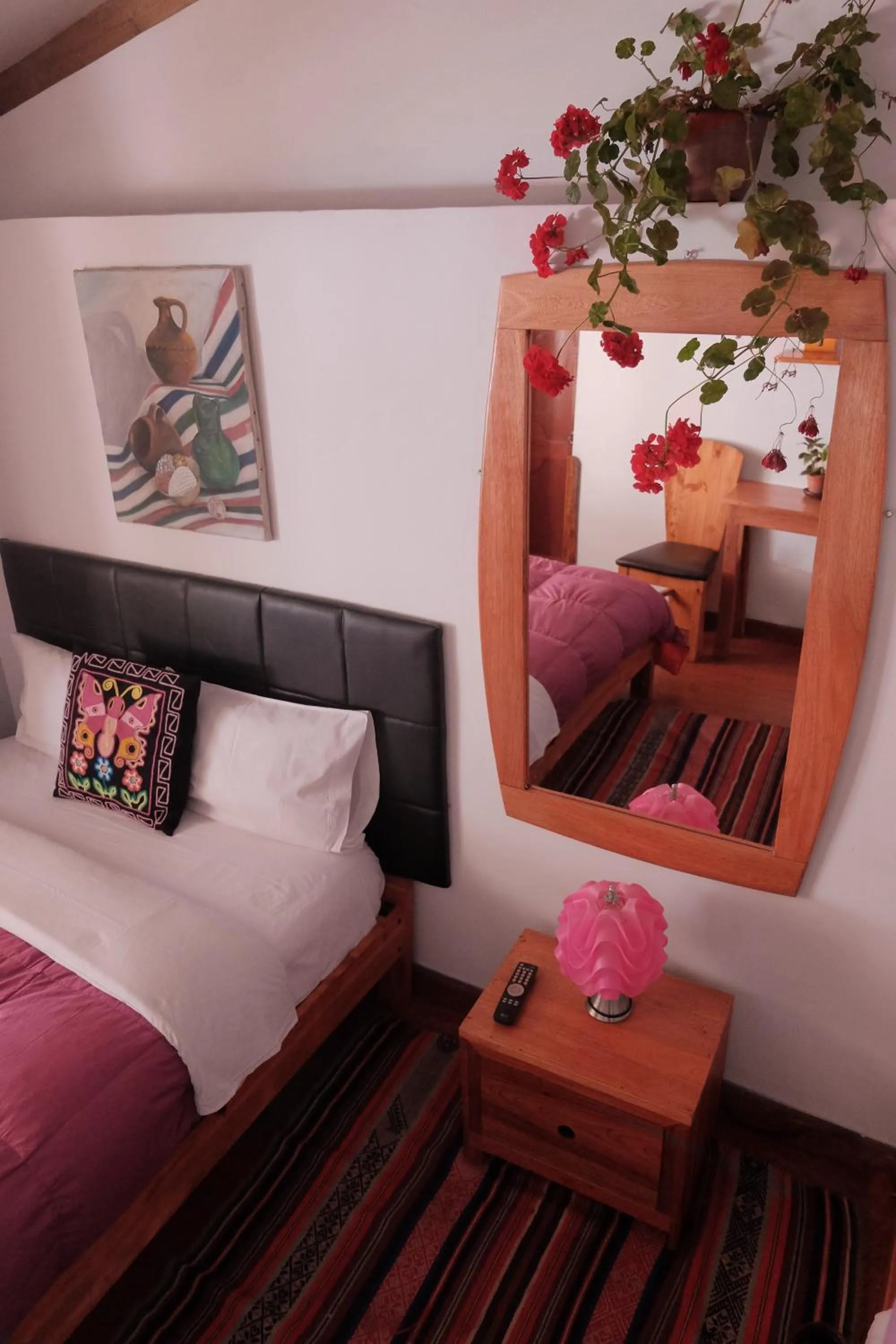 Bed in Hotel Inka King