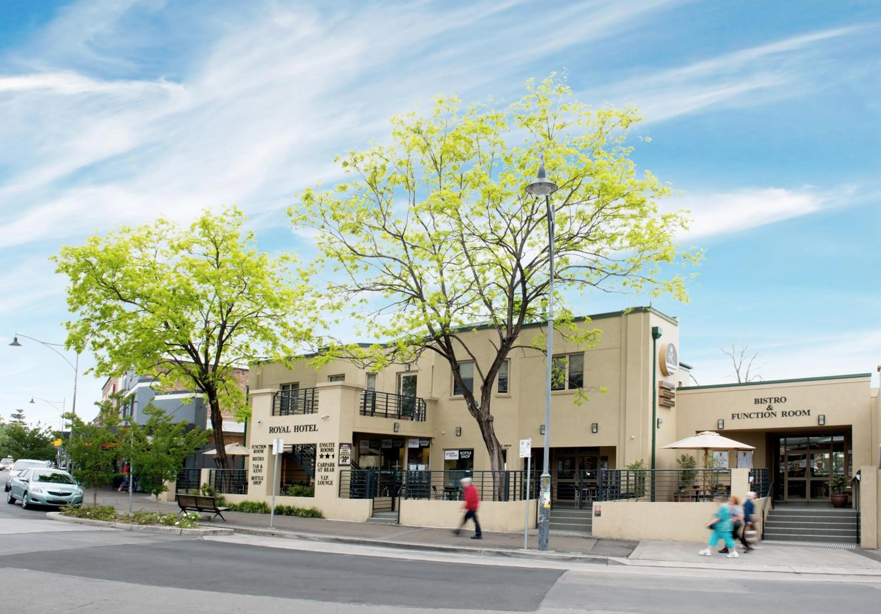 Property building in Royal Hotel