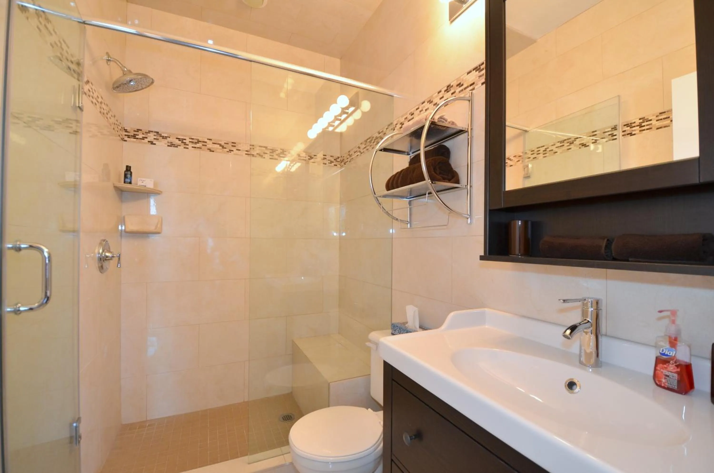Shower in The SoMa Furnished Residences