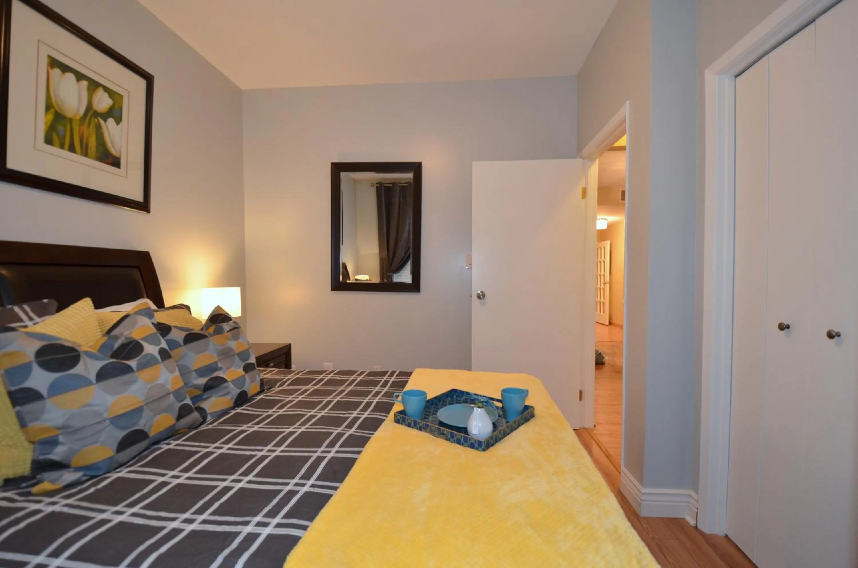 Bed in The SoMa Furnished Residences