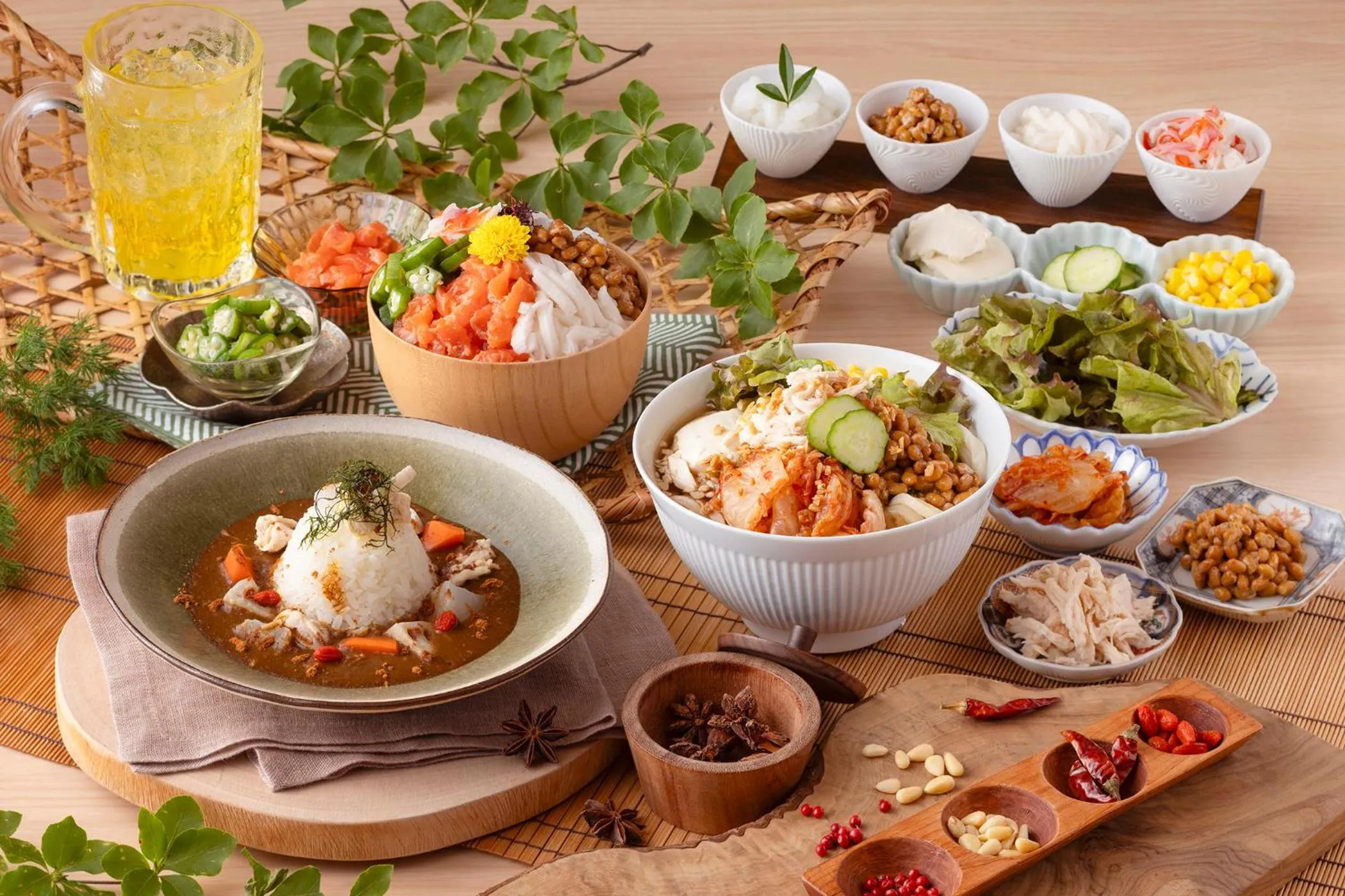 Dinner in Ooedo Onsen Monogatari Premium Yoshinoya Irokuen