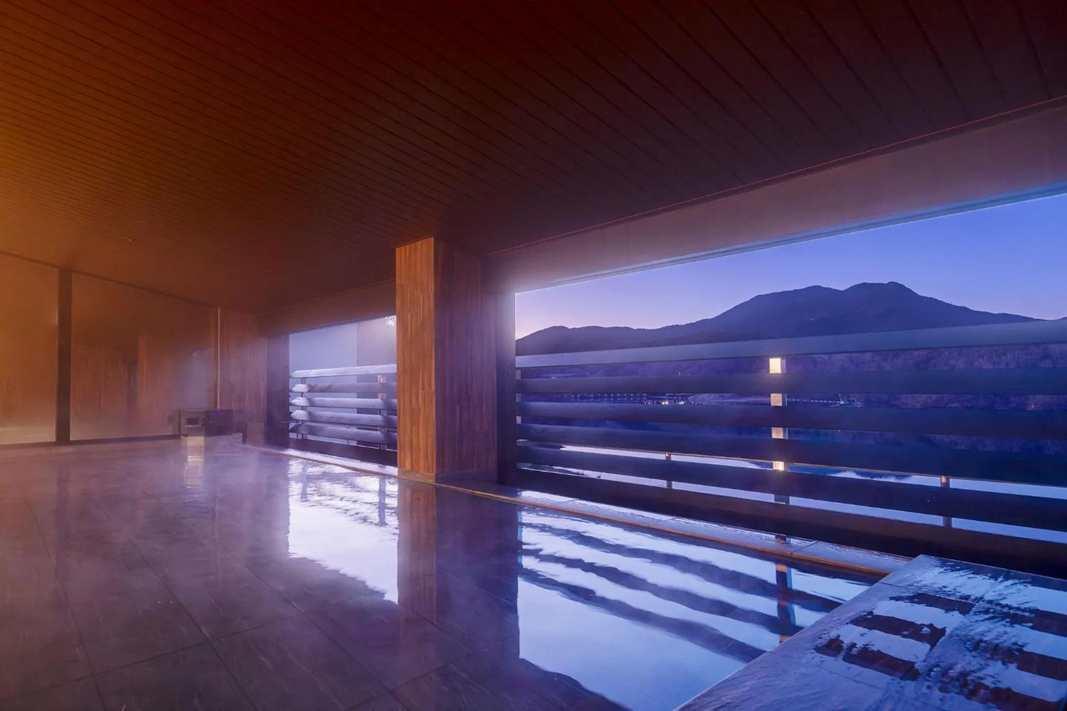 Hot Spring Bath in Ooedo Onsen Monogatari Premium Enakyo