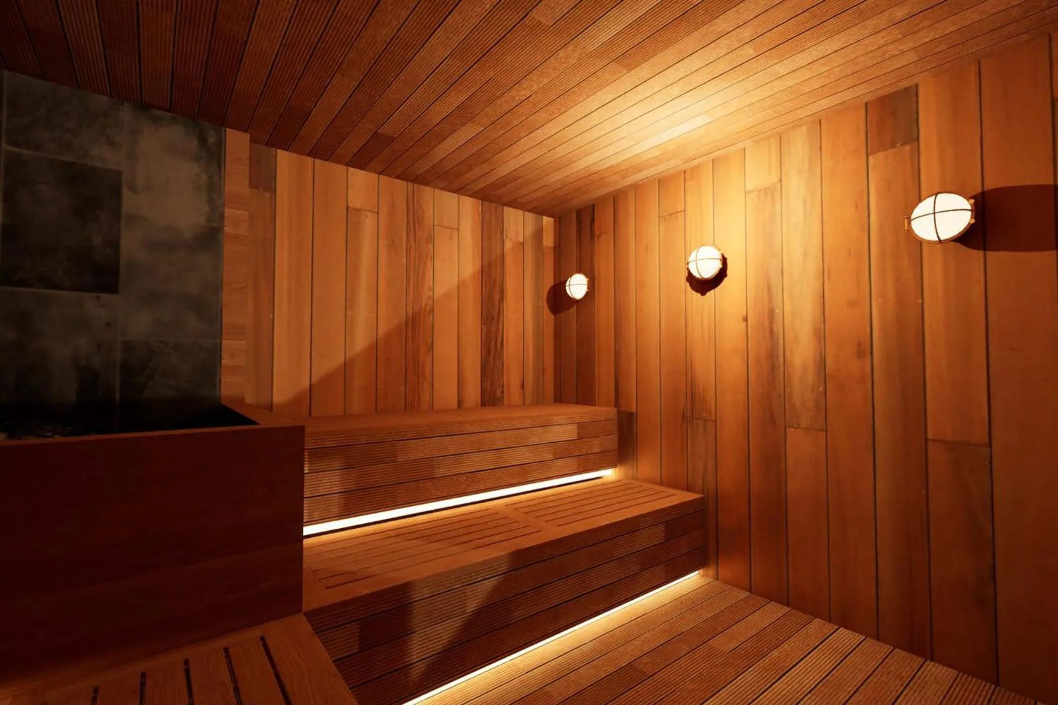 Sauna in Ooedo Onsen Monogatari Premium Enakyo