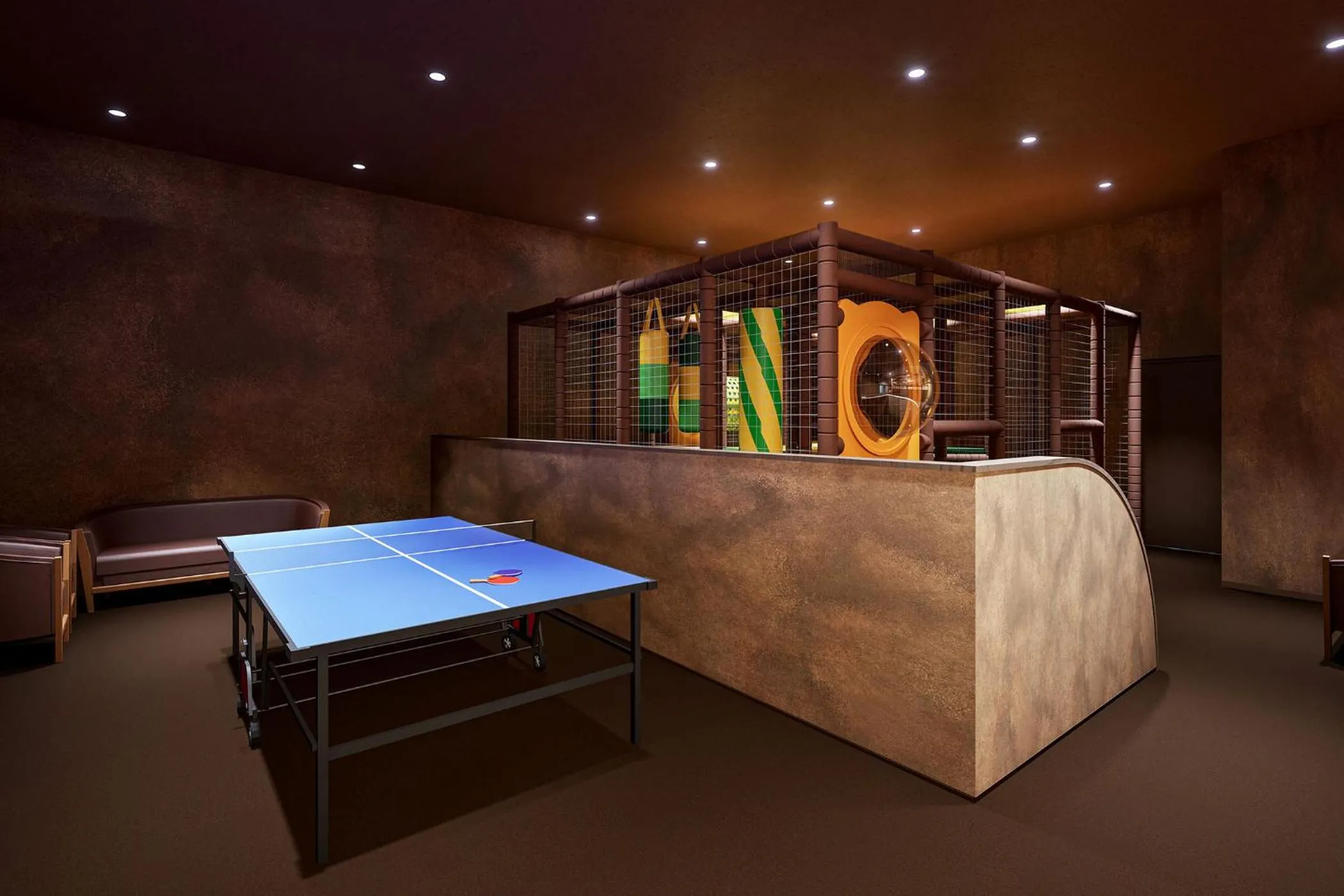 Children play ground in Ooedo Onsen Monogatari Premium Enakyo